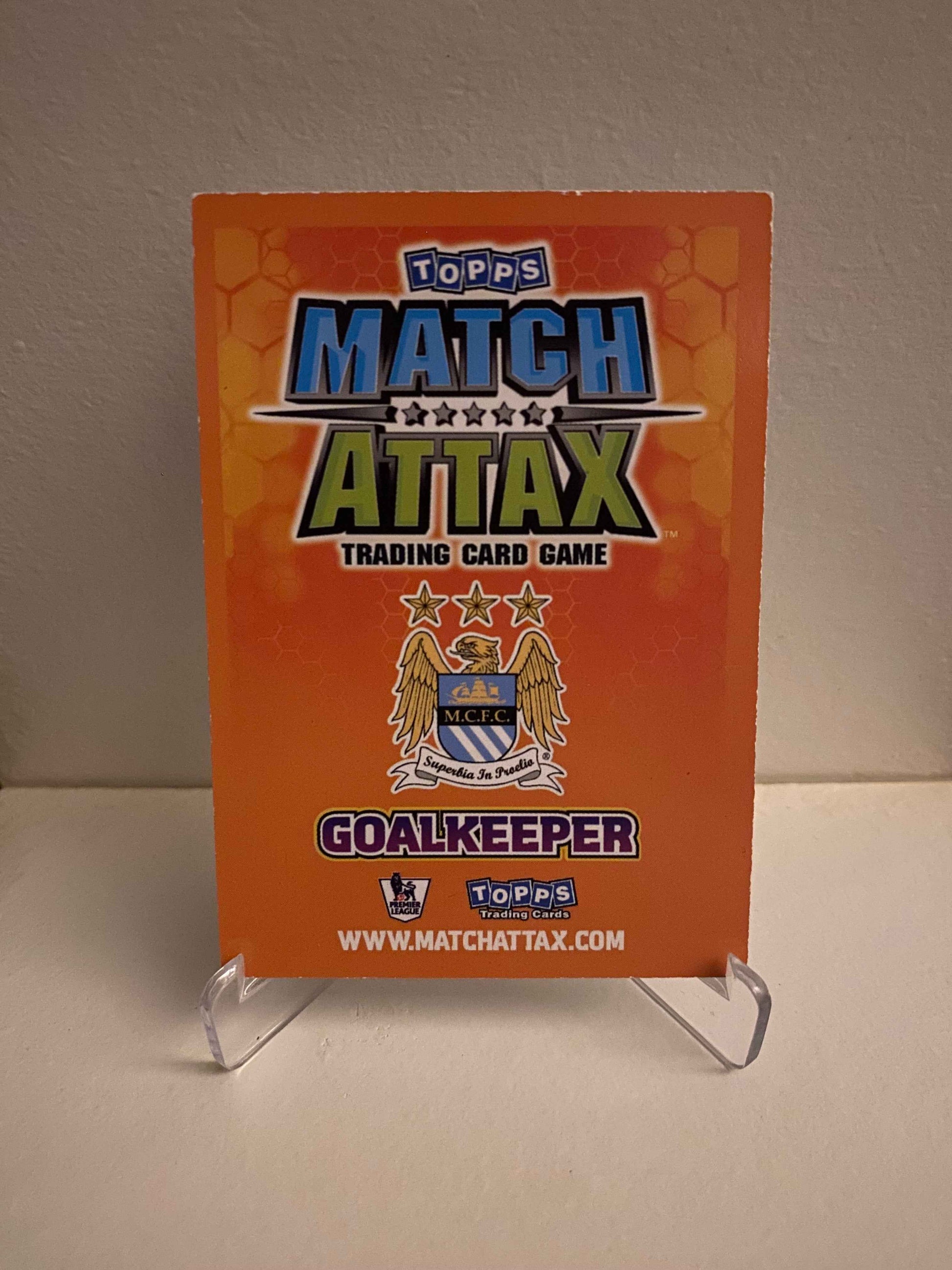 Fodbold kort Topps Match Attax Premier League 2009/2010 - Manchester City Shay Given - Pokedexet