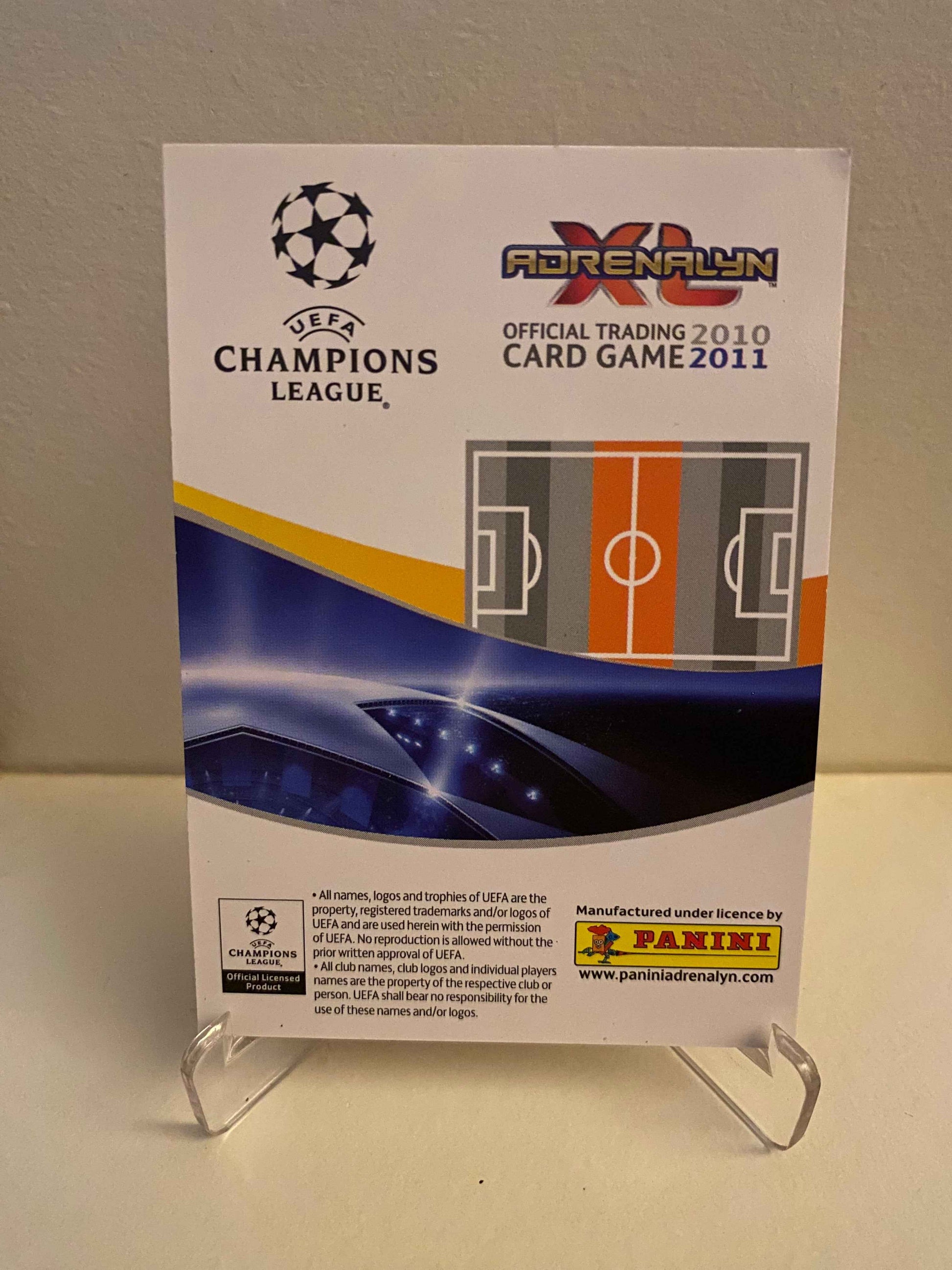 Fodbold kort Panini Adrenalyn XL UEFA Champions League 2010-2011 - AC Milan Gennard Gattuso - Pokedexet