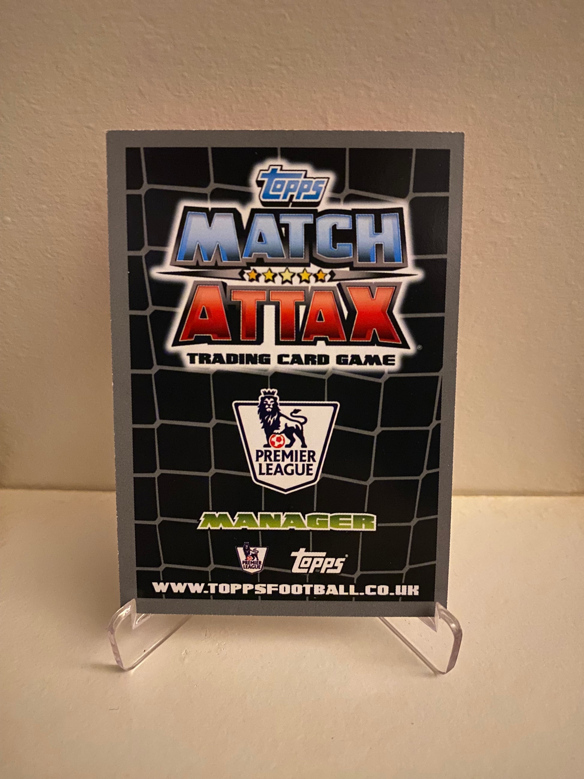Fodbold kort Topps Match Attax Premier League 2011/2012 - Stoke Tony Pulis - Pokedexet