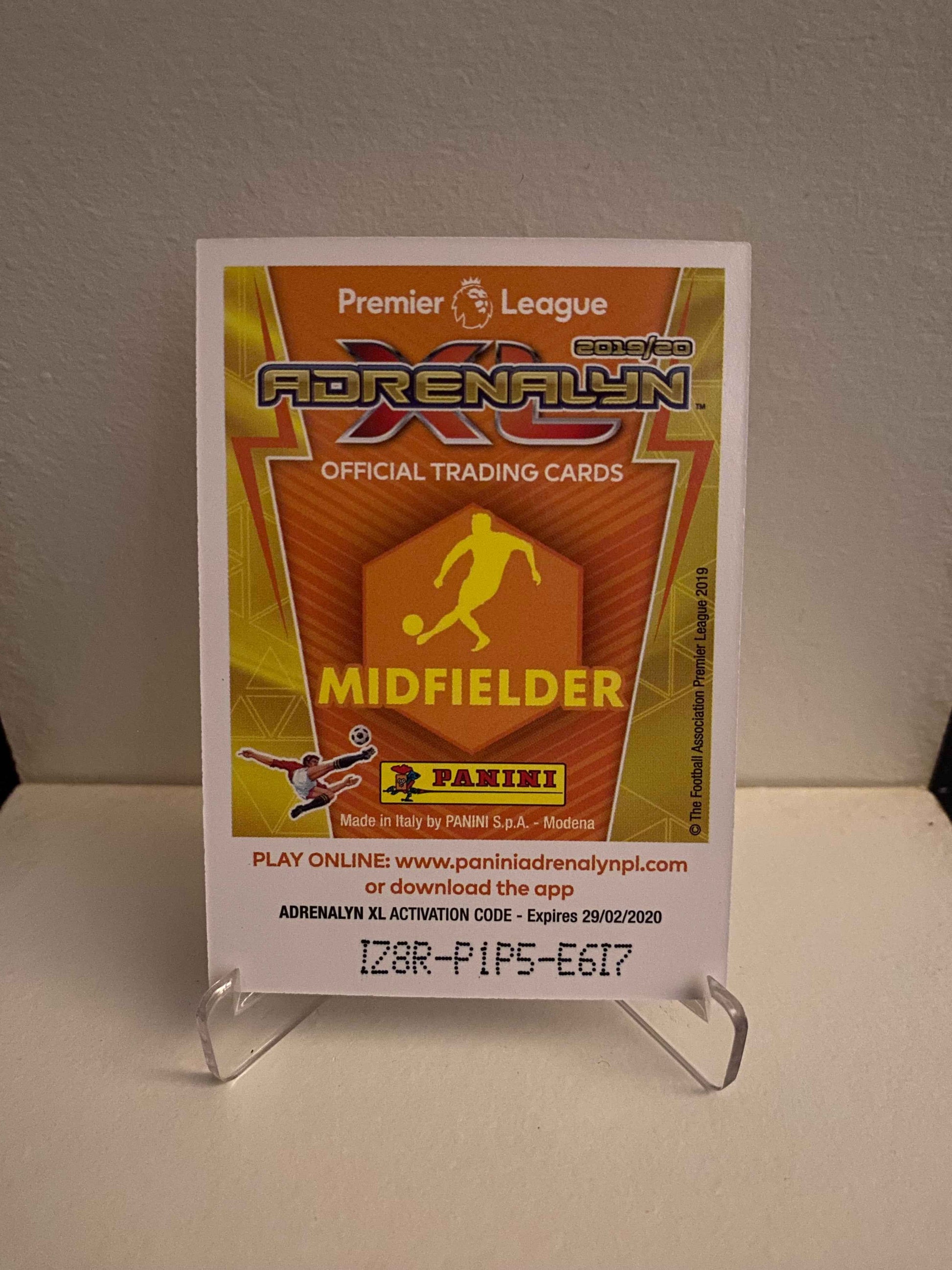 Fodbold kort Panini Adrenalyn XL Premier League 2019/2020 - Liverpool Georginio Wijnaldum - Pokedexet