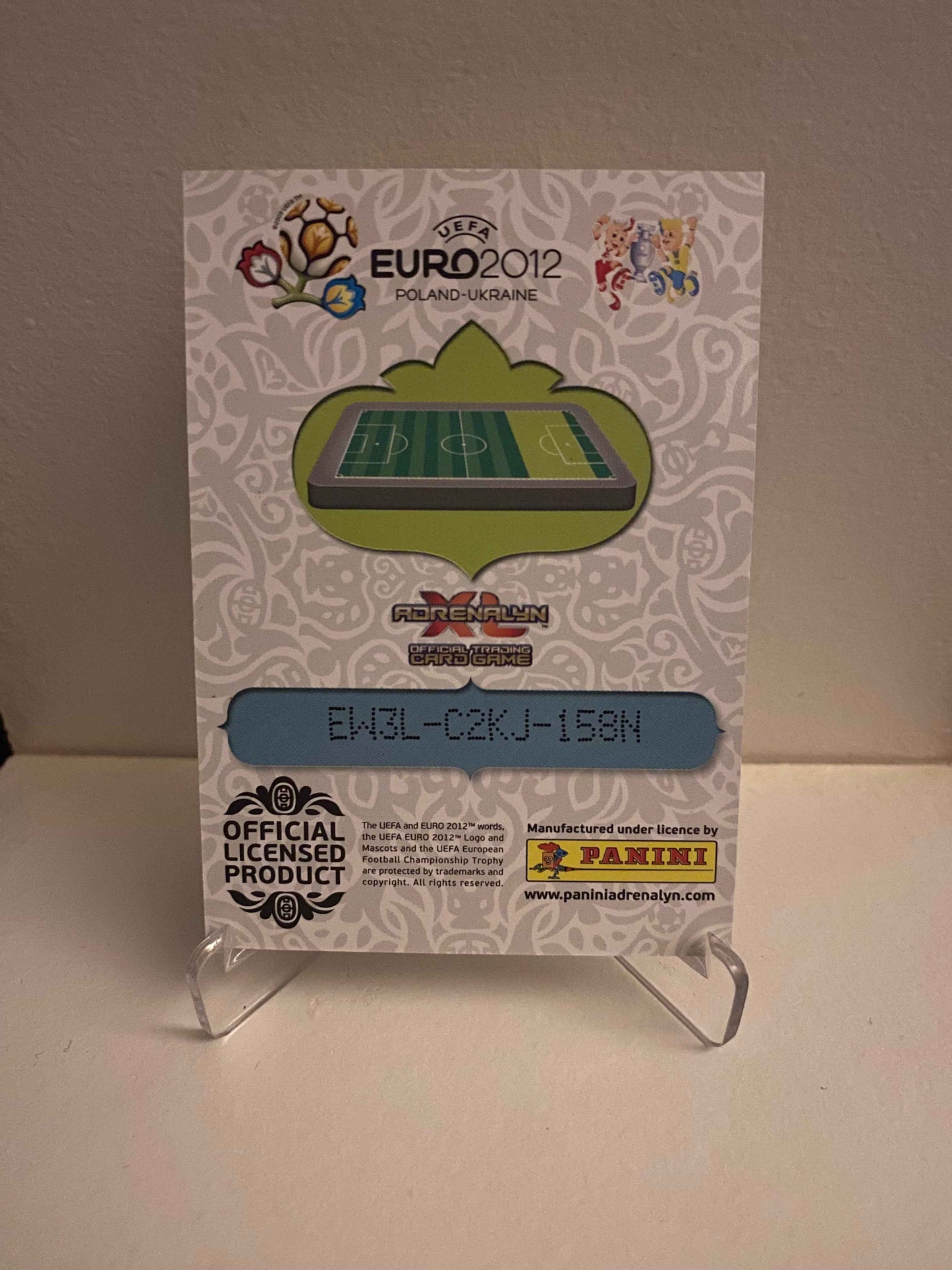 Fodbold kort Panini Adrenalyn XL UEFA EURO 2012 - England Darren Bent - Pokedexet