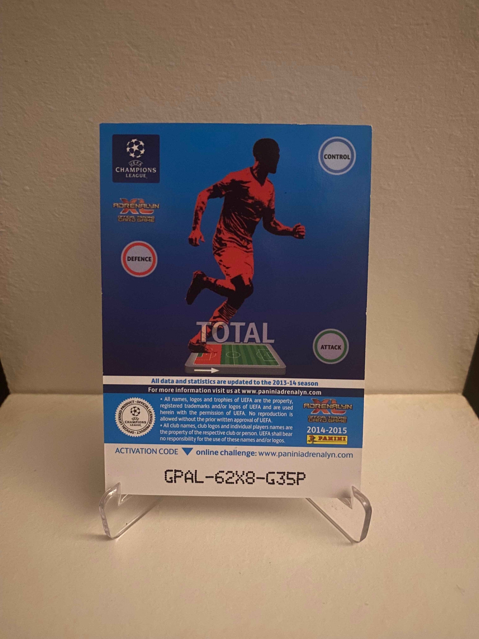 Fodbold kort Panini Adrenalyn XL UEFA Champions League 2014/2015 - Benfica Luisao - Pokedexet