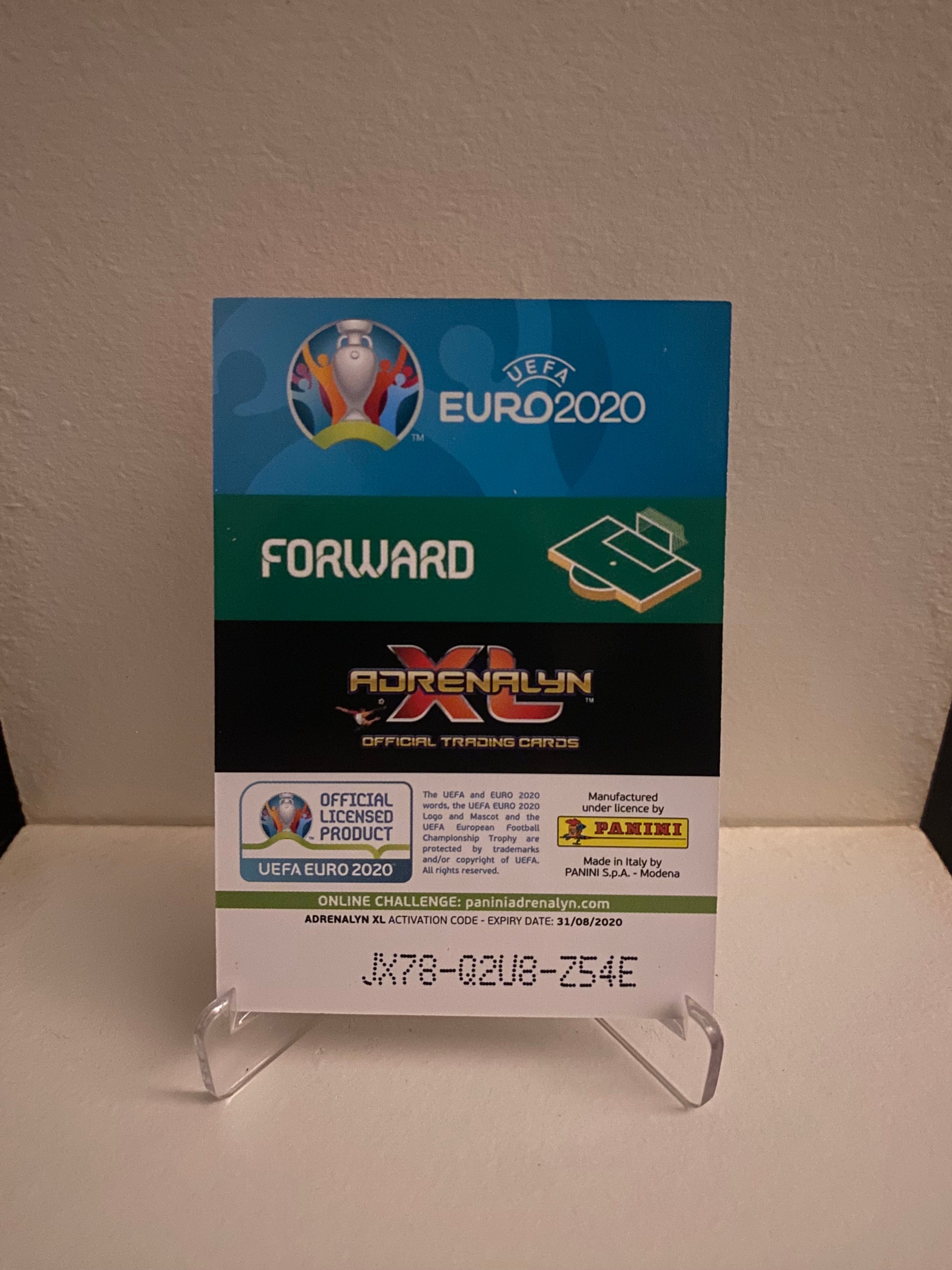 Fodbold kort Panini Adrenalyn XL UEFA EURO 2020 - Belgien Dries Mertens - Pokedexet