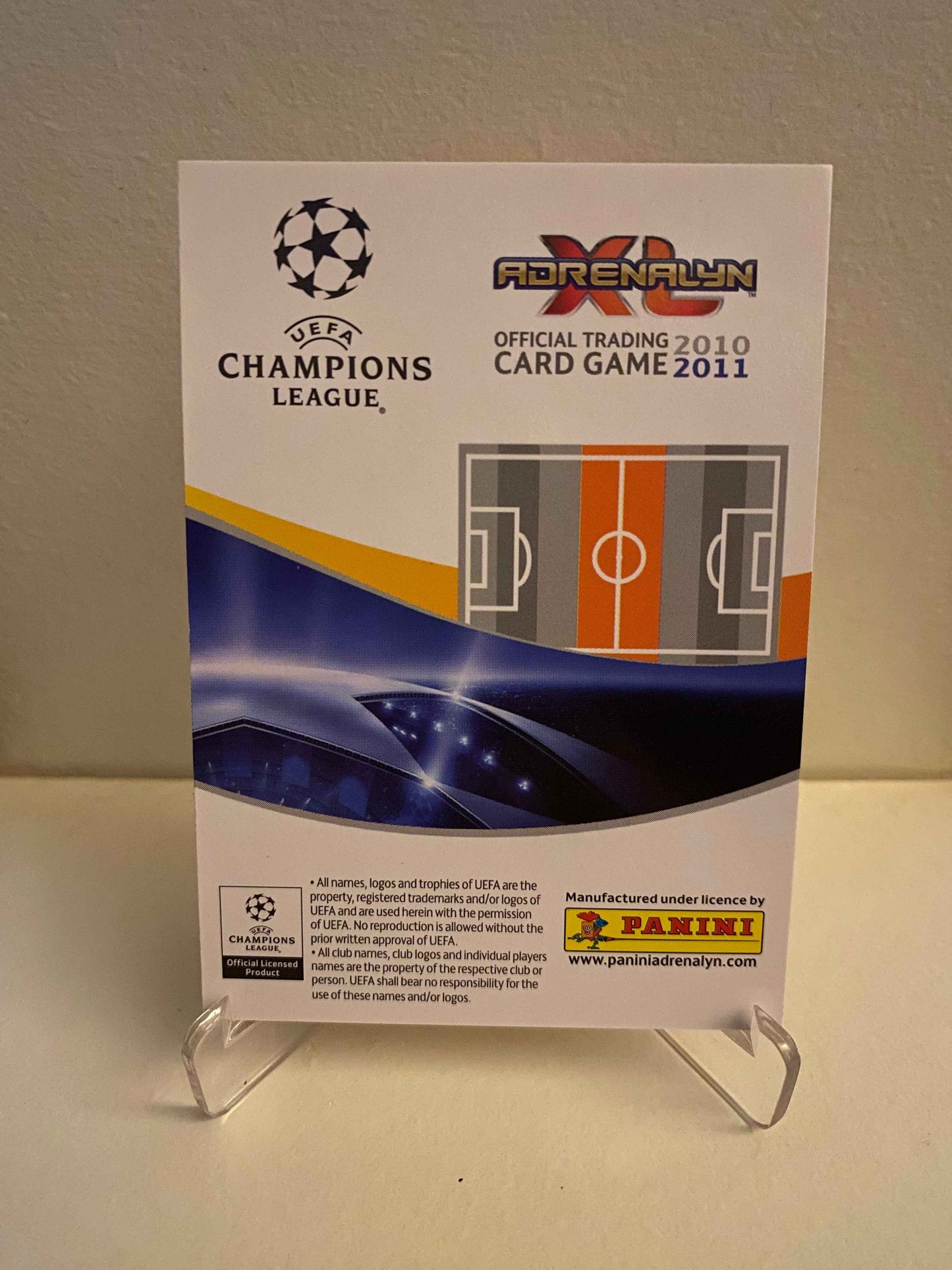 Fodbold kort Panini Adrenalyn XL UEFA Champions League 2010-2011 - Arsenal FC Tomas Rosicky - Pokedexet