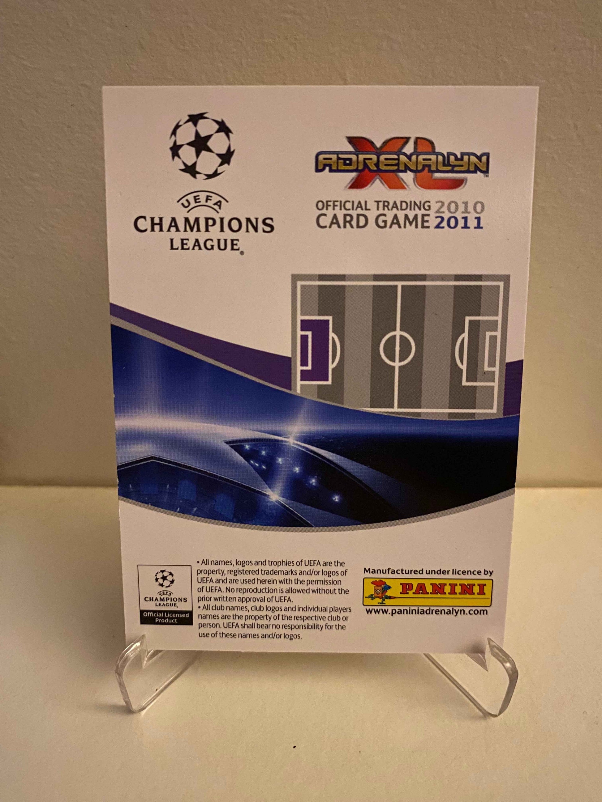 Fodbold kort Panini Adrenalyn XL UEFA Champions League 2010-2011 - Arsenal FC Lukasz Fabianski - Pokedexet