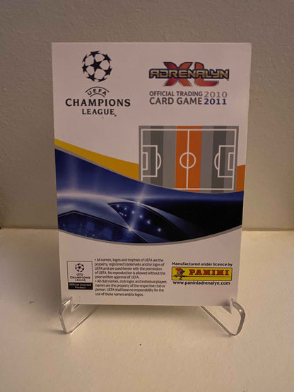 Fodbold kort Panini Adrenalyn XL UEFA Champions League 2010-2011 - Bursaspor Volkan Sen - Pokedexet
