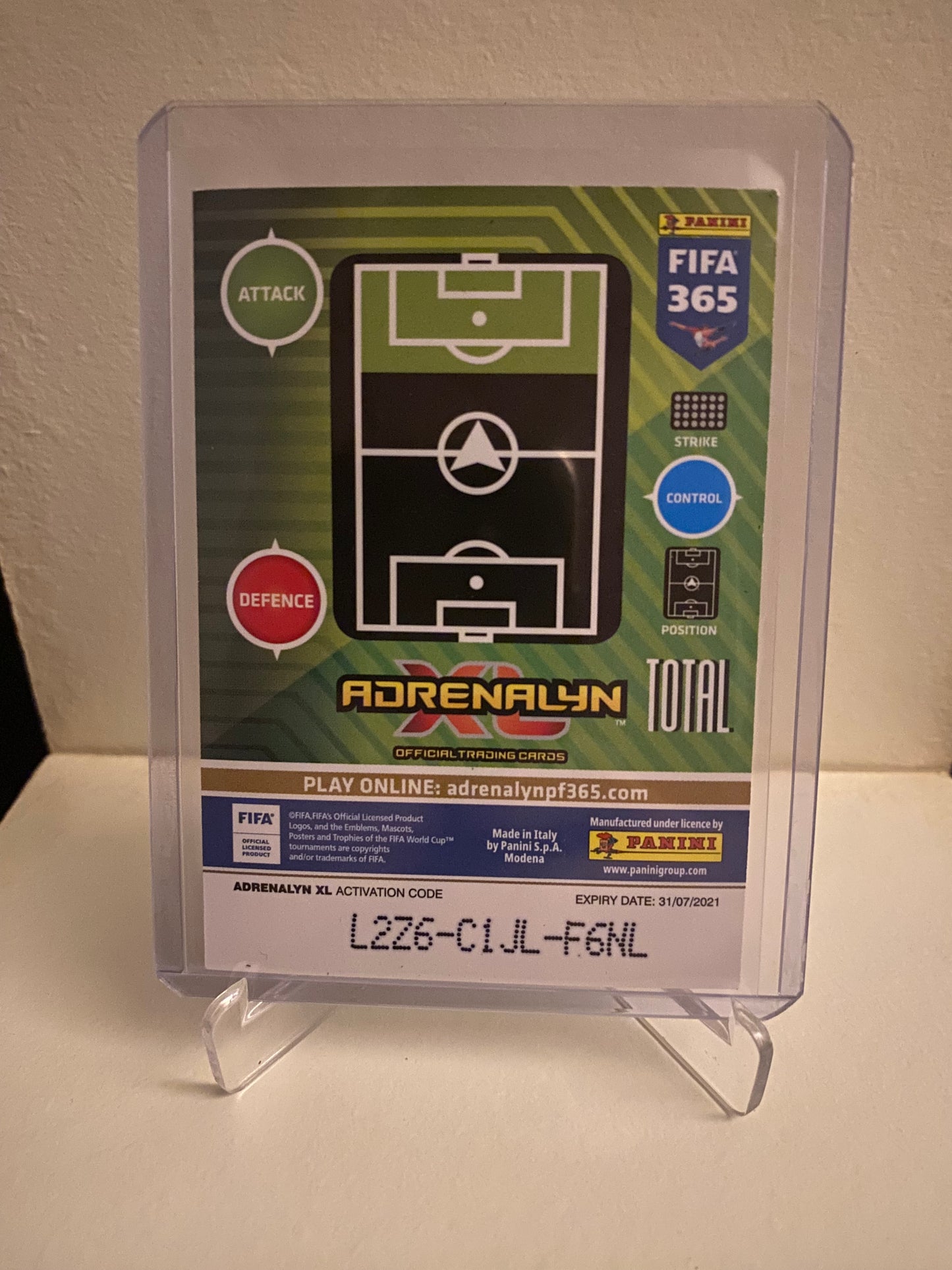 Fodbold kort Panini Adrenalyn XL FIFA 365 2021 - Marseille Dario Benedetto Holofoil - Pokedexet