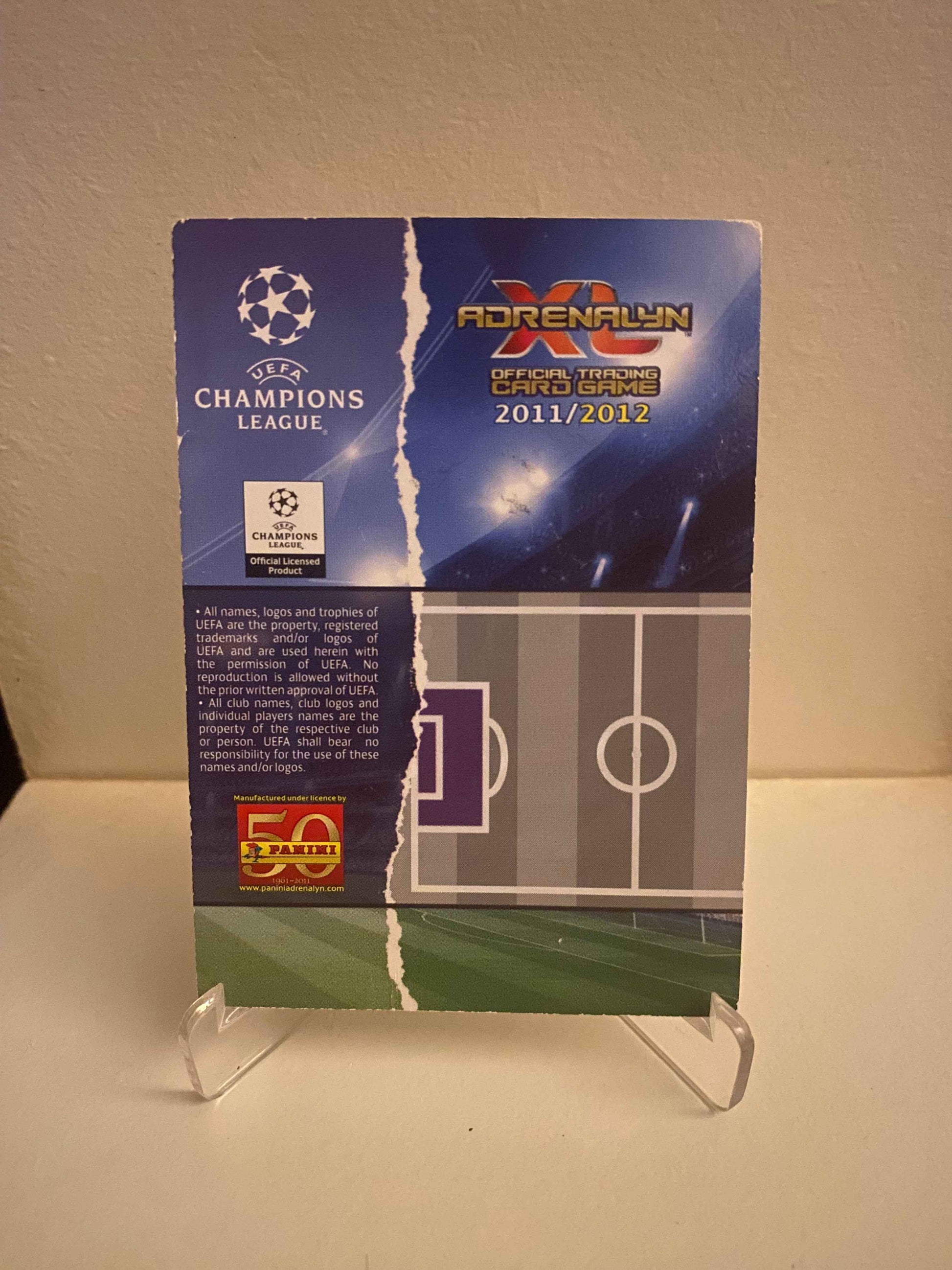 Fodbold kort Panini Adrenalyn XL UEFA Champions League 2011/2012 - Borussia Dortmund Roman Weidenfeller - Pokedexet