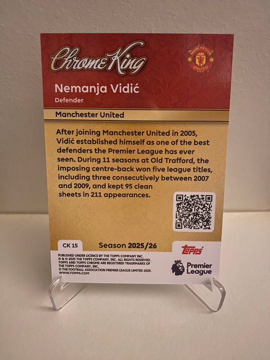 Topps Premier League 2025/2026 - Chrome King Nemanja Vidic