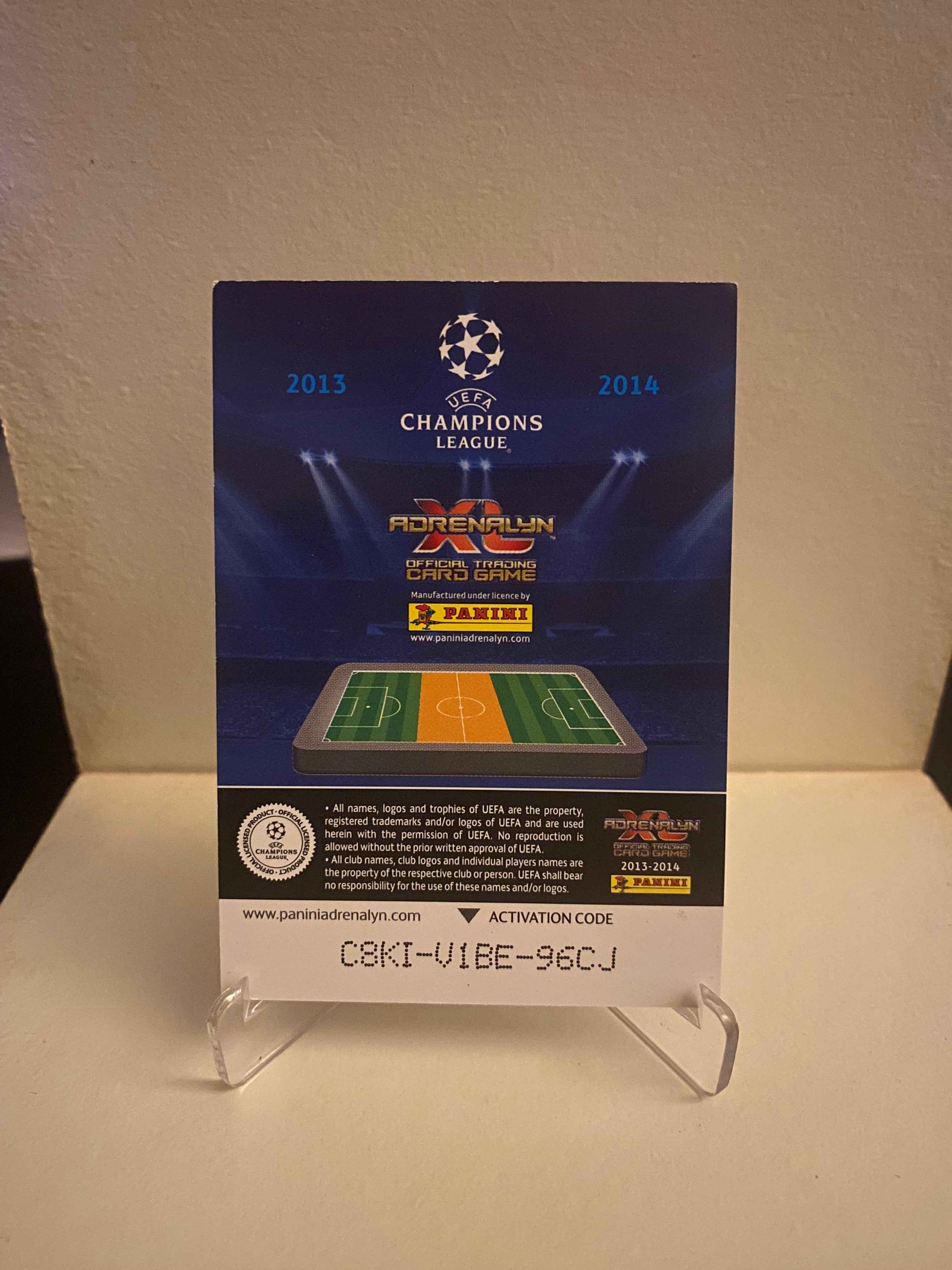 Fodbold kort Panini Adrenalyn XL UEFA Champions League 2013/2014 - Manchester United Tom Cleverly - Pokedexet
