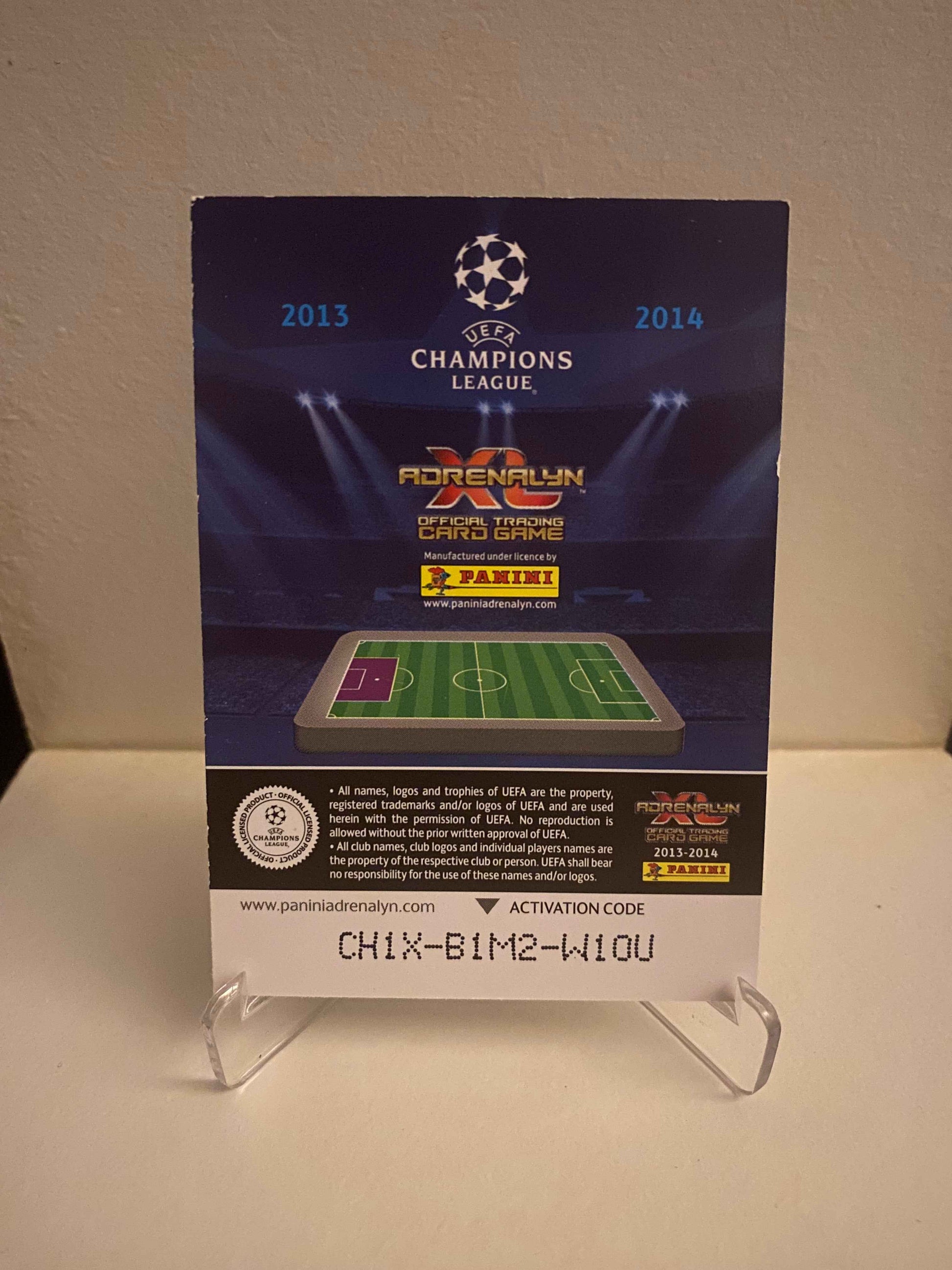 Fodbold kort Panini Adrenalyn XL UEFA Champions League 2013/2014 - Galatasaray Fernando Muslera - Pokedexet