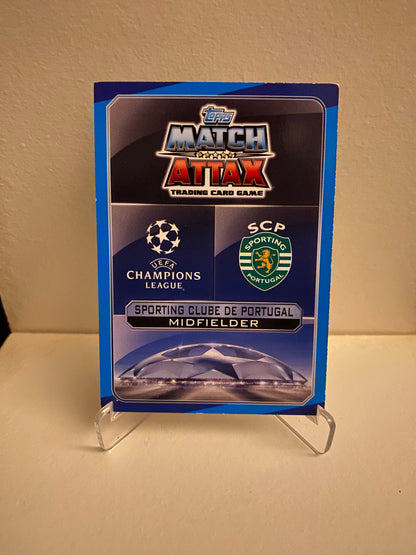 Fodbold kort Topps Match Attax UEFA Champions League 2016/2017 - Sporting Gelson Martins - Pokedexet