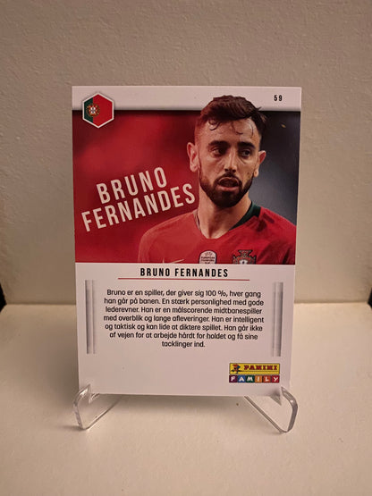 Fodbold kort Panini Family EURO 2020 - Portugal Bruno Fernandes - Pokedexet