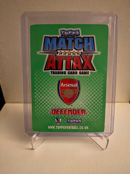 Topps Match Attax Premier League 2010/2011 - Arsenal Gael Clichy Holofoil