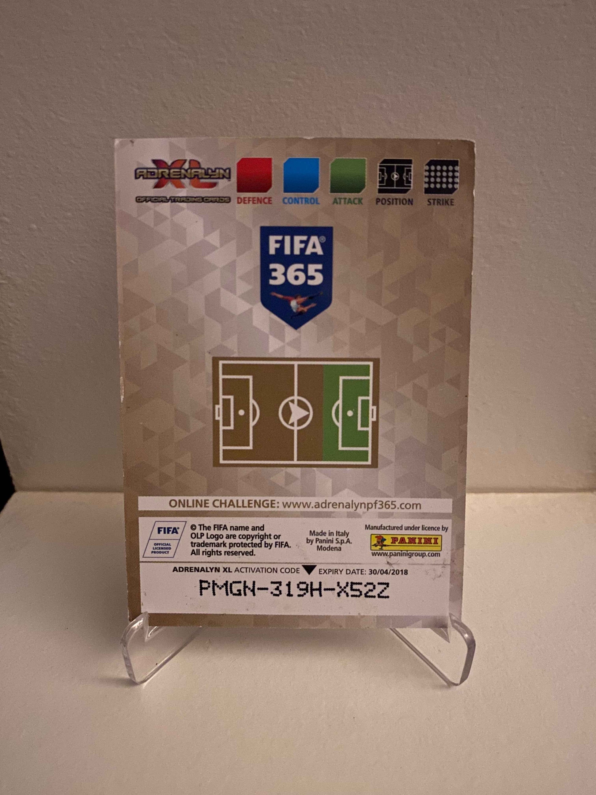 Fodbold kort Panini Adrenalyn FIFA 365 2018 - Bayern München Thomas Müller - Pokedexet