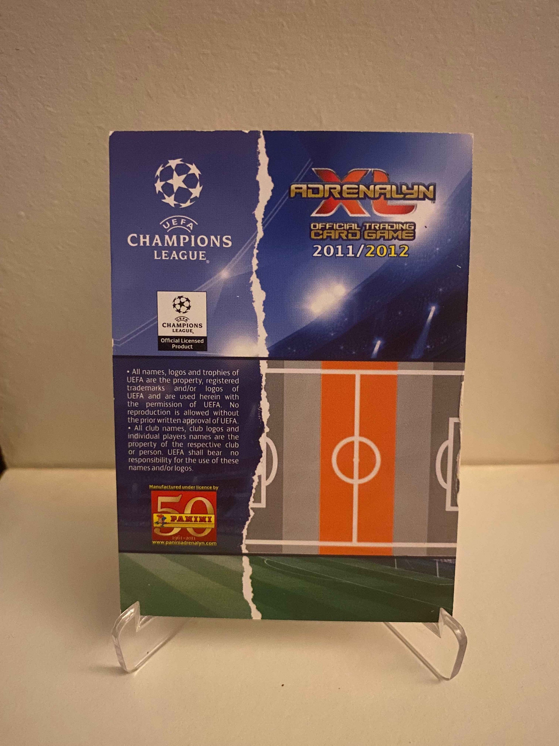 Fodbold kort Panini Adrenalyn XL UEFA Champions League 2011/2012 - Villarreal Cani - Pokedexet