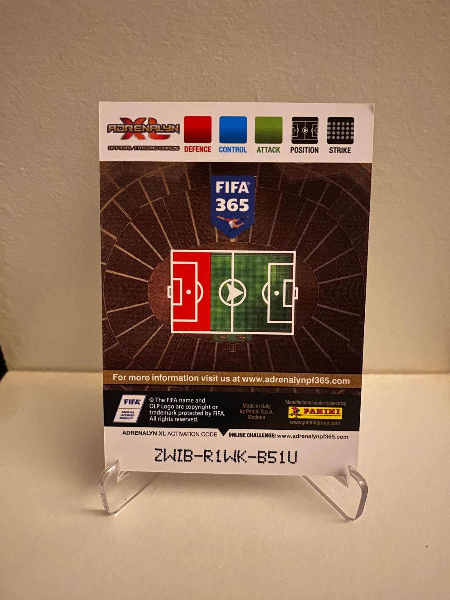 Fodbold kort Panini Adrenalyn XL FIFA 365 2017 - Rosenborg Jonas Svensson - Pokedexet