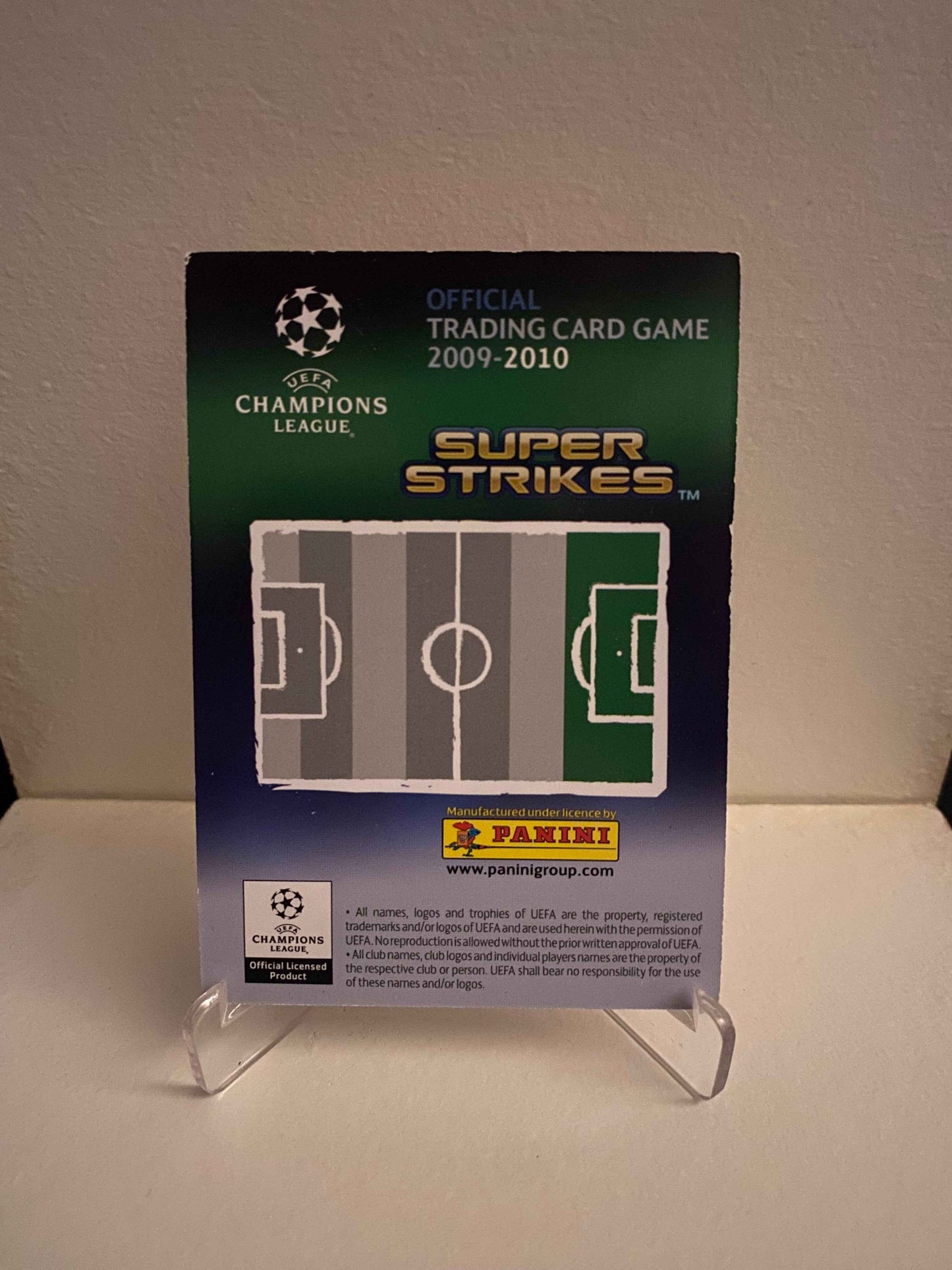 Fodbold kort Panini UEFA Champions League 2009/2010 - Sevilla Alvaro Negredo - Pokedexet