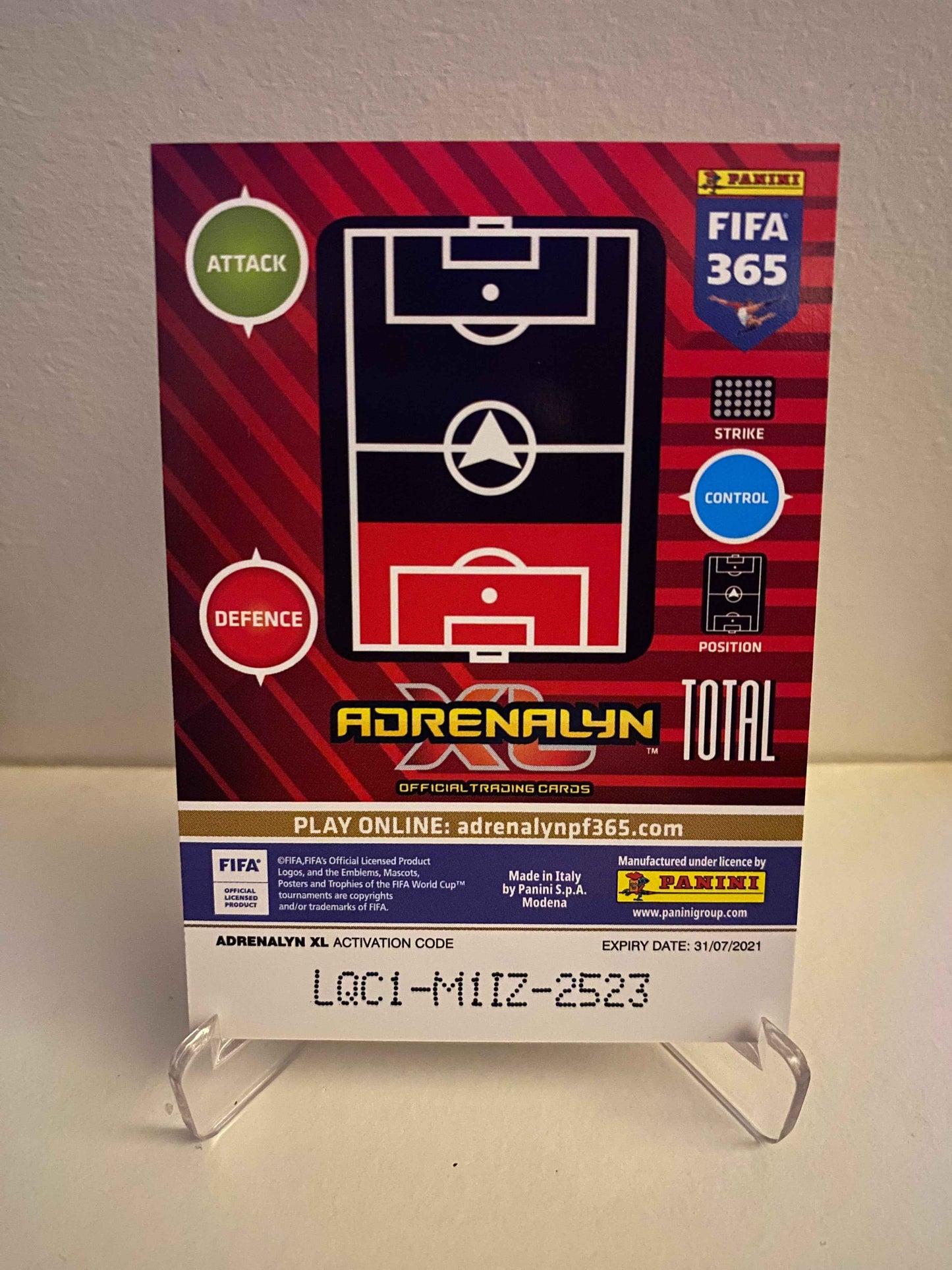 Fodbold kort Panini Adrenalyn FIFA 365 2020/2021 - Inter Milano Stefan De Vrij 108 - Pokedexet
