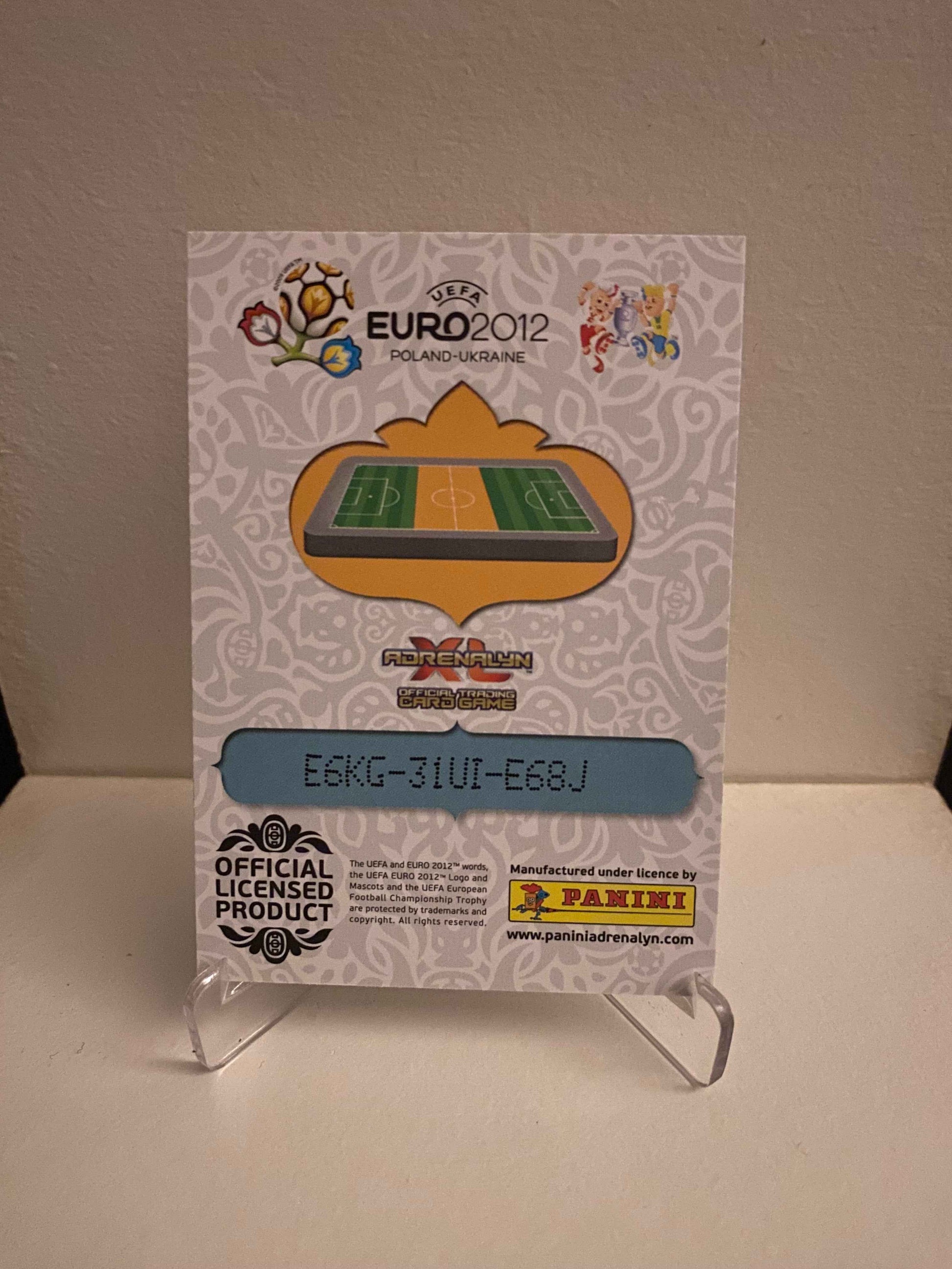 Fodbold kort Panini Adrenalyn XL UEFA EURO 2012 - Holland Rafael Van Der Vaart - Pokedexet