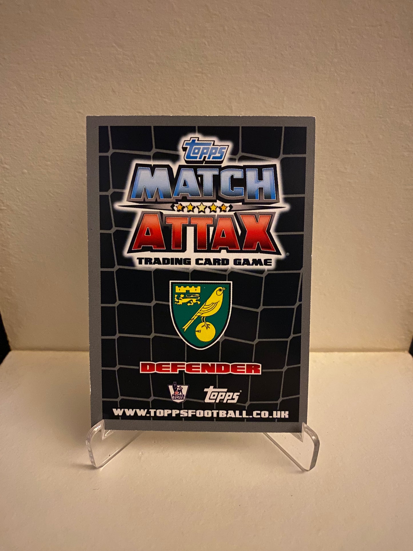 Fodbold kort Topps Match Attax Premier League 2011/2012 - Norwich Zak Whitbread - Pokedexet