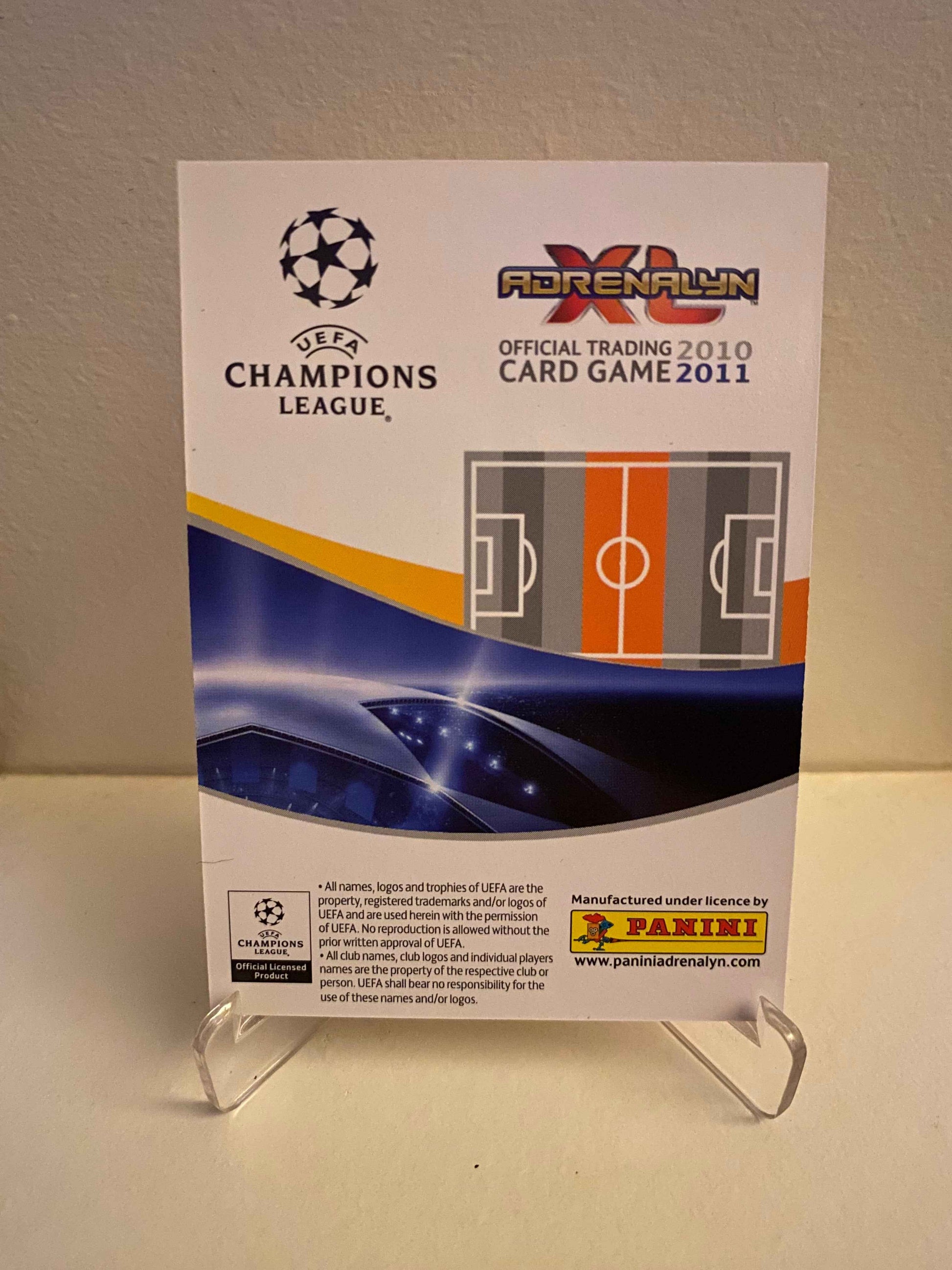 Fodbold kort Panini Adrenalyn XL UEFA Champions League 2010-2011 - Bayern München Franck Ribery - Pokedexet