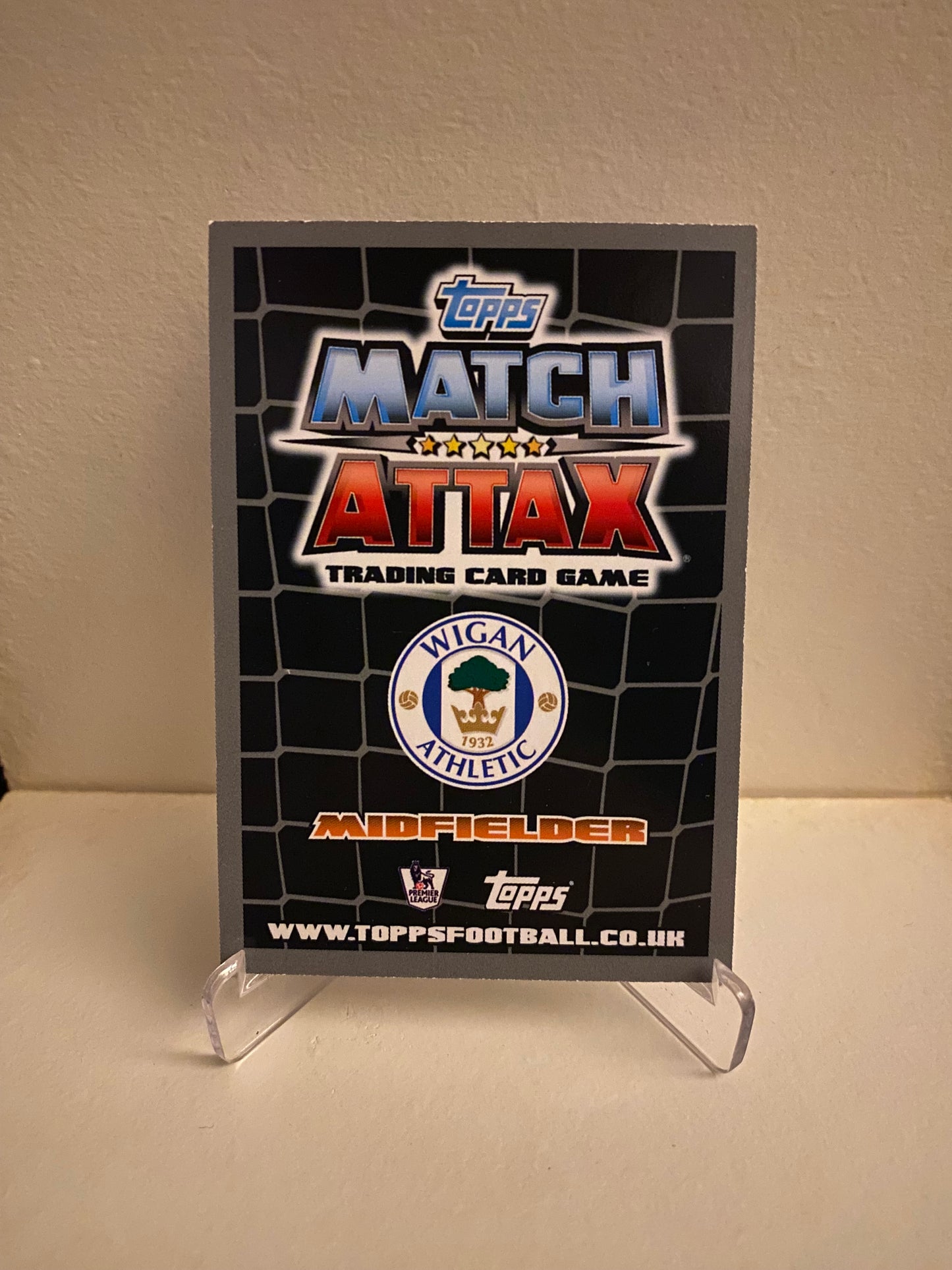 Fodbold kort Topps Match Attax Premier League 2011/2012 - Wigan Ben Watson - Pokedexet