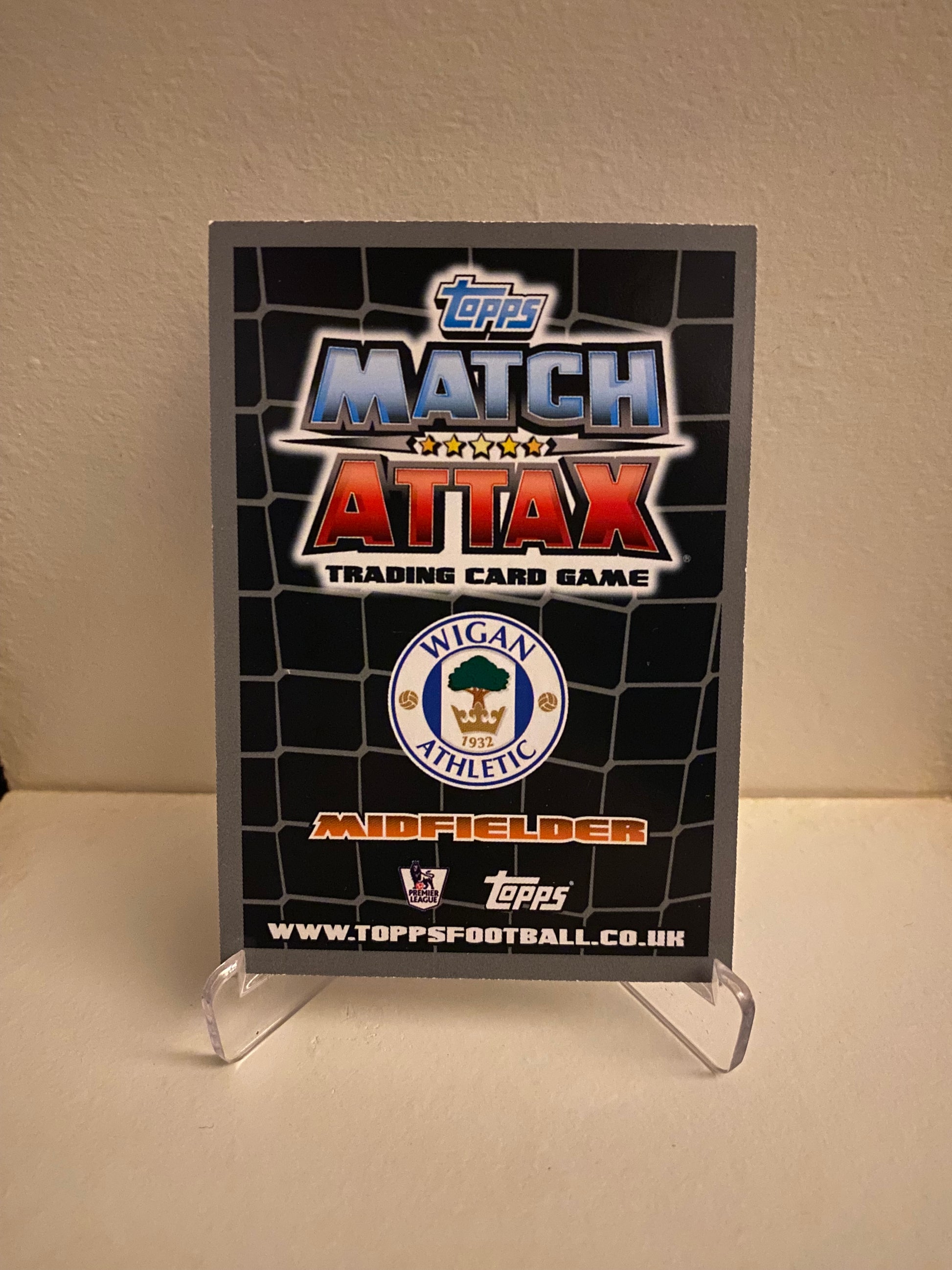 Fodbold kort Topps Match Attax Premier League 2011/2012 - Wigan Ben Watson - Pokedexet