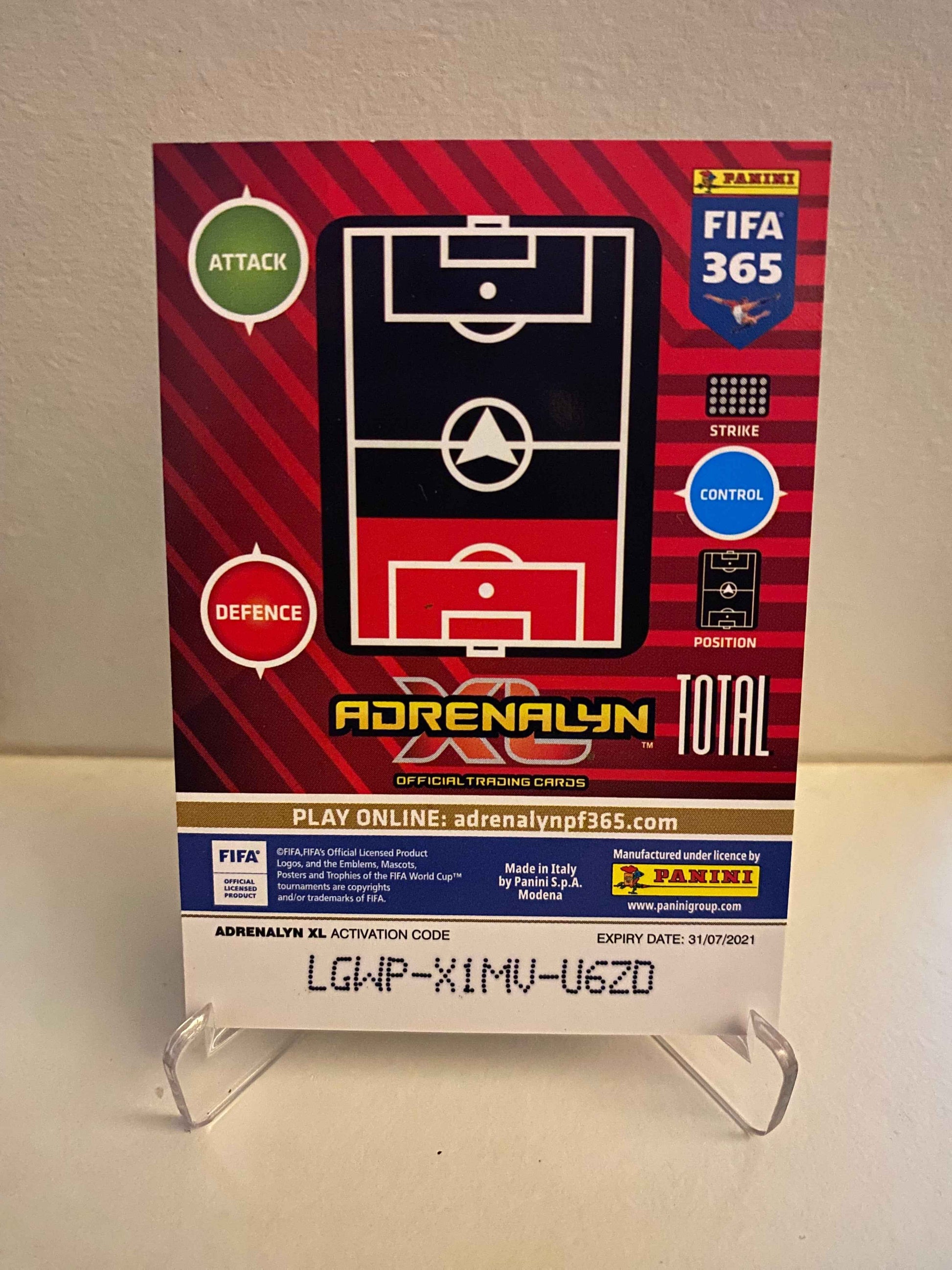 Fodbold kort Panini Adrenalyn FIFA 365 2020/2021 - Inter Milano Alessandro Bastoni 265 - Pokedexet