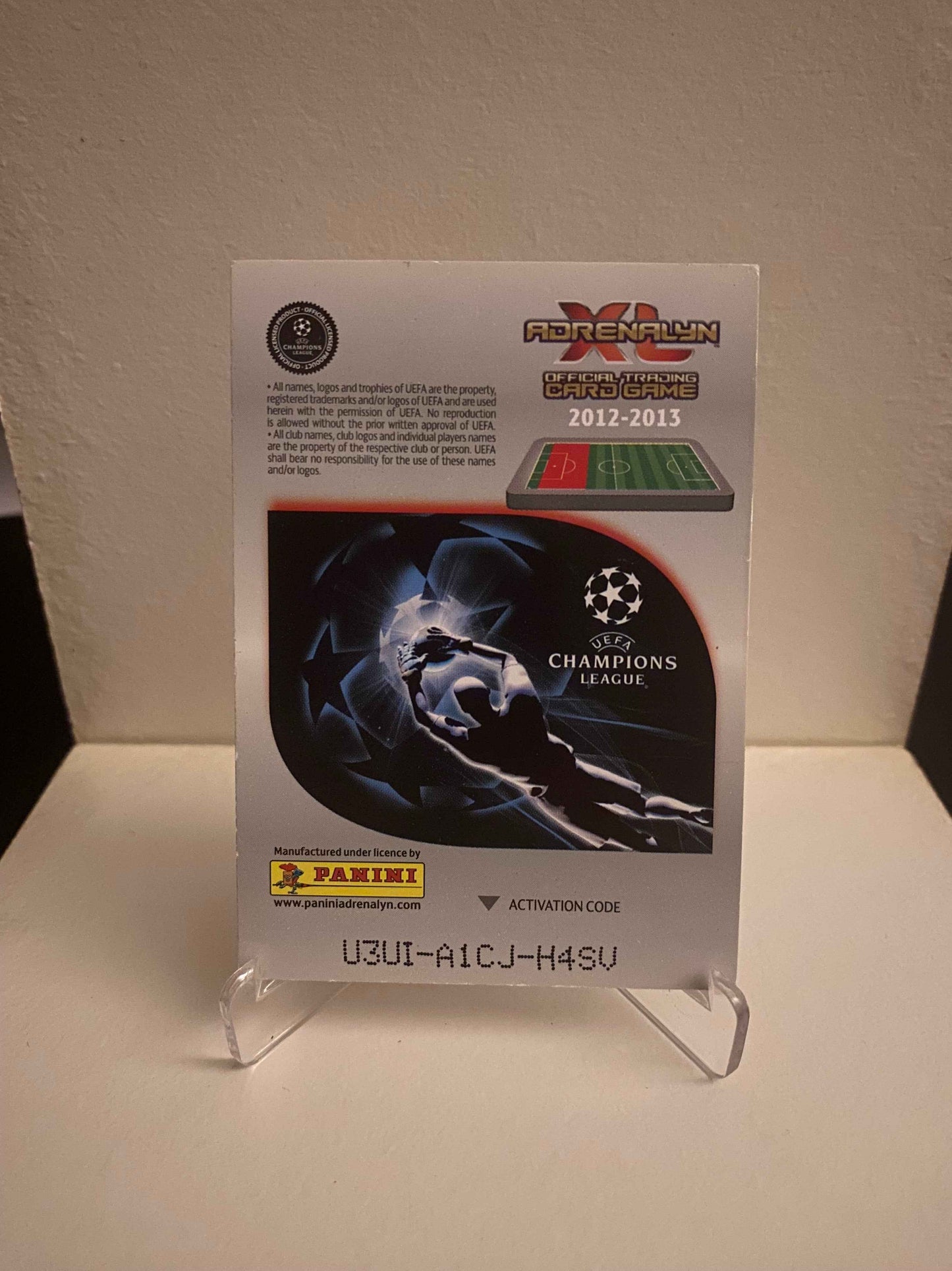 Fodbold kort Panini Adrenalyn XL UEFA Champions League 2012/2013 - AC Milan Ignazio Abate - Pokedexet