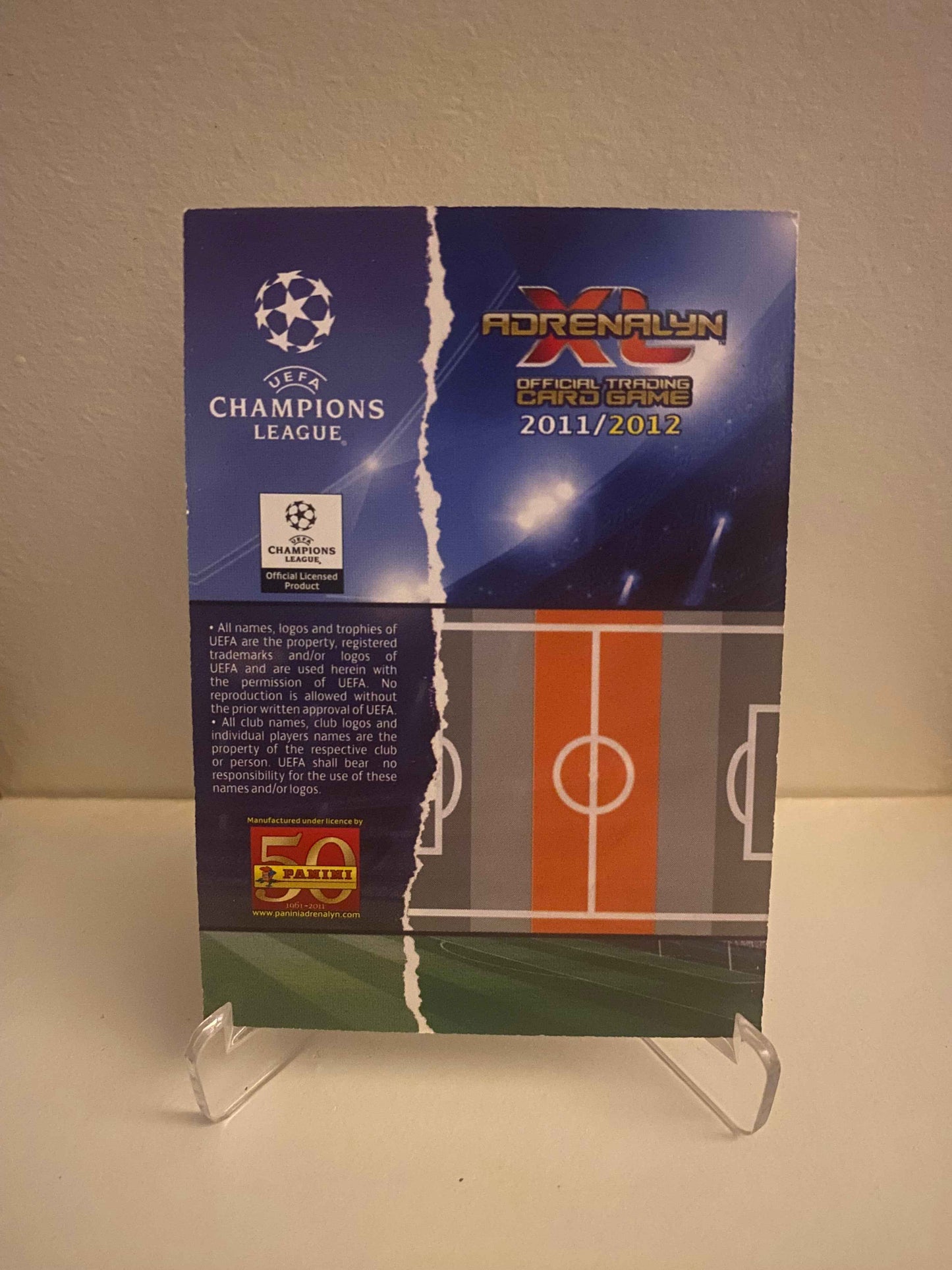 Fodbold kort Panini Adrenalyn XL UEFA Champions League 2011/2012 - Chelsea Michael Essien - Pokedexet