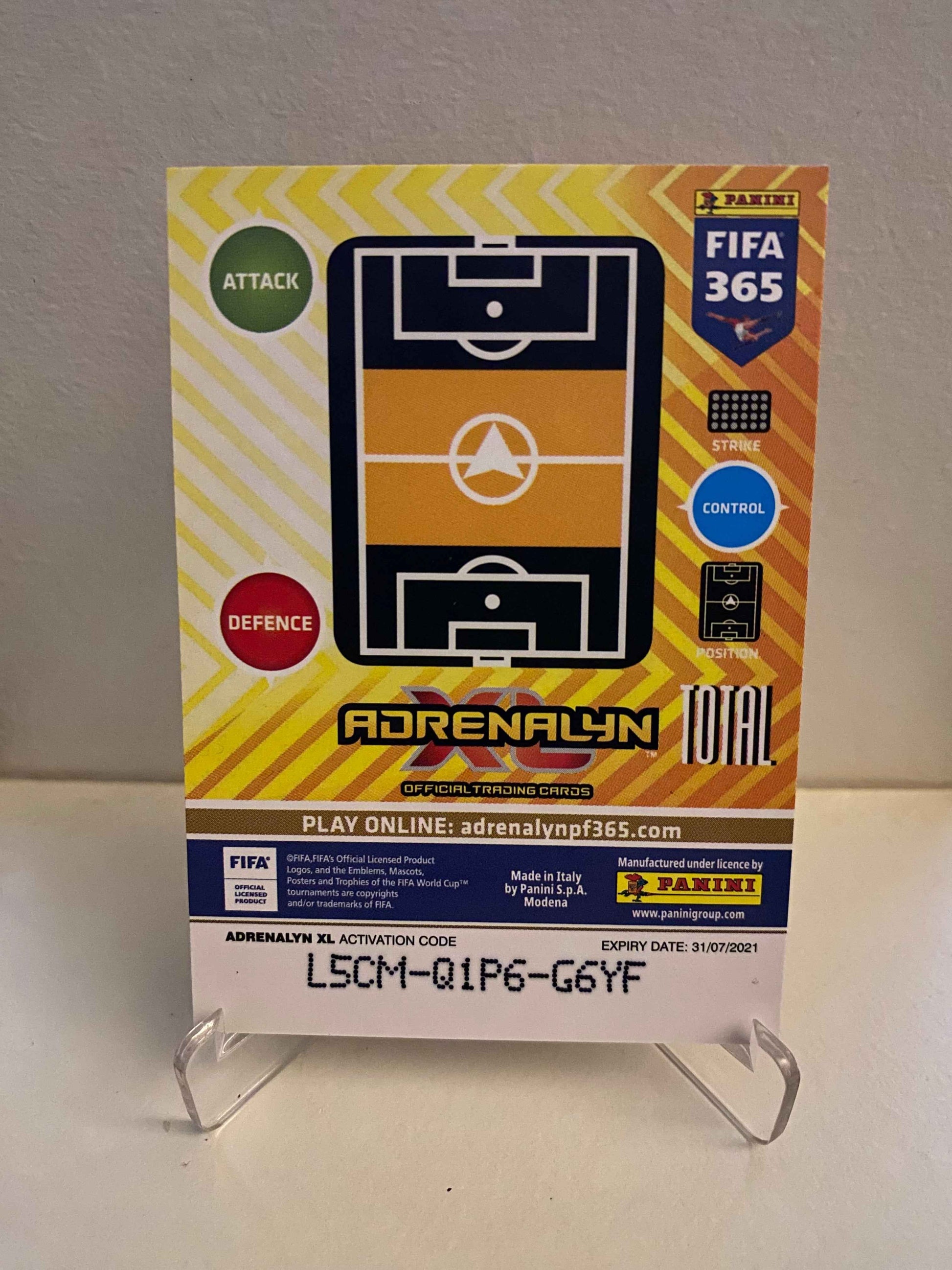 Fodbold kort Panini Adrenalyn FIFA 365 2020/2021 - Paris Saint-Germain Marco Veratti 156 - Pokedexet