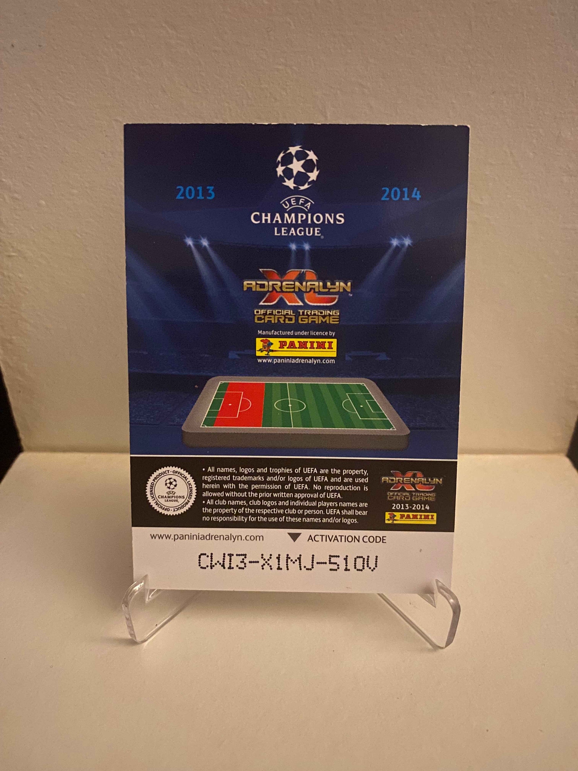 Fodbold kort Panini Adrenalyn XL UEFA Champions League 2013/2014 - Arsenal Per Mertesacker - Pokedexet