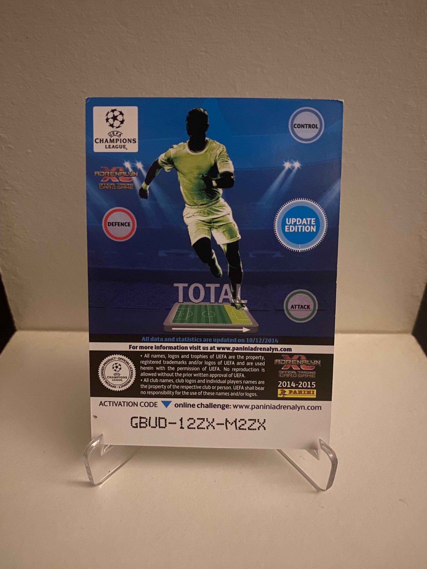 Fodbold kort Panini Adrenalyn XL UEFA Champions League 2014/2015 - Borussia Dortmund Adrian Ramos - Pokedexet