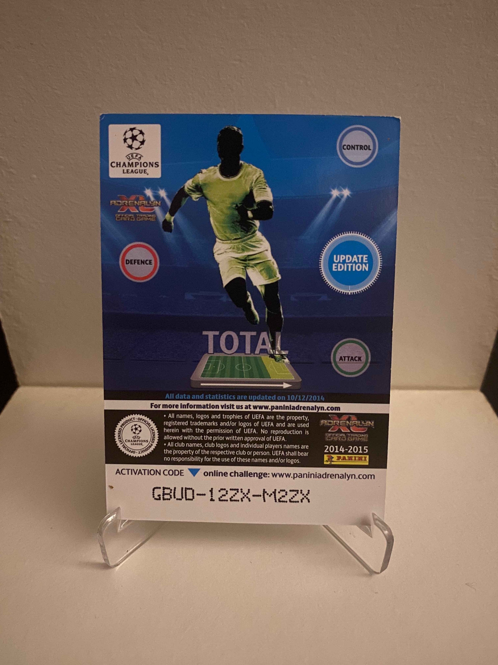 Fodbold kort Panini Adrenalyn XL UEFA Champions League 2014/2015 - Borussia Dortmund Adrian Ramos - Pokedexet