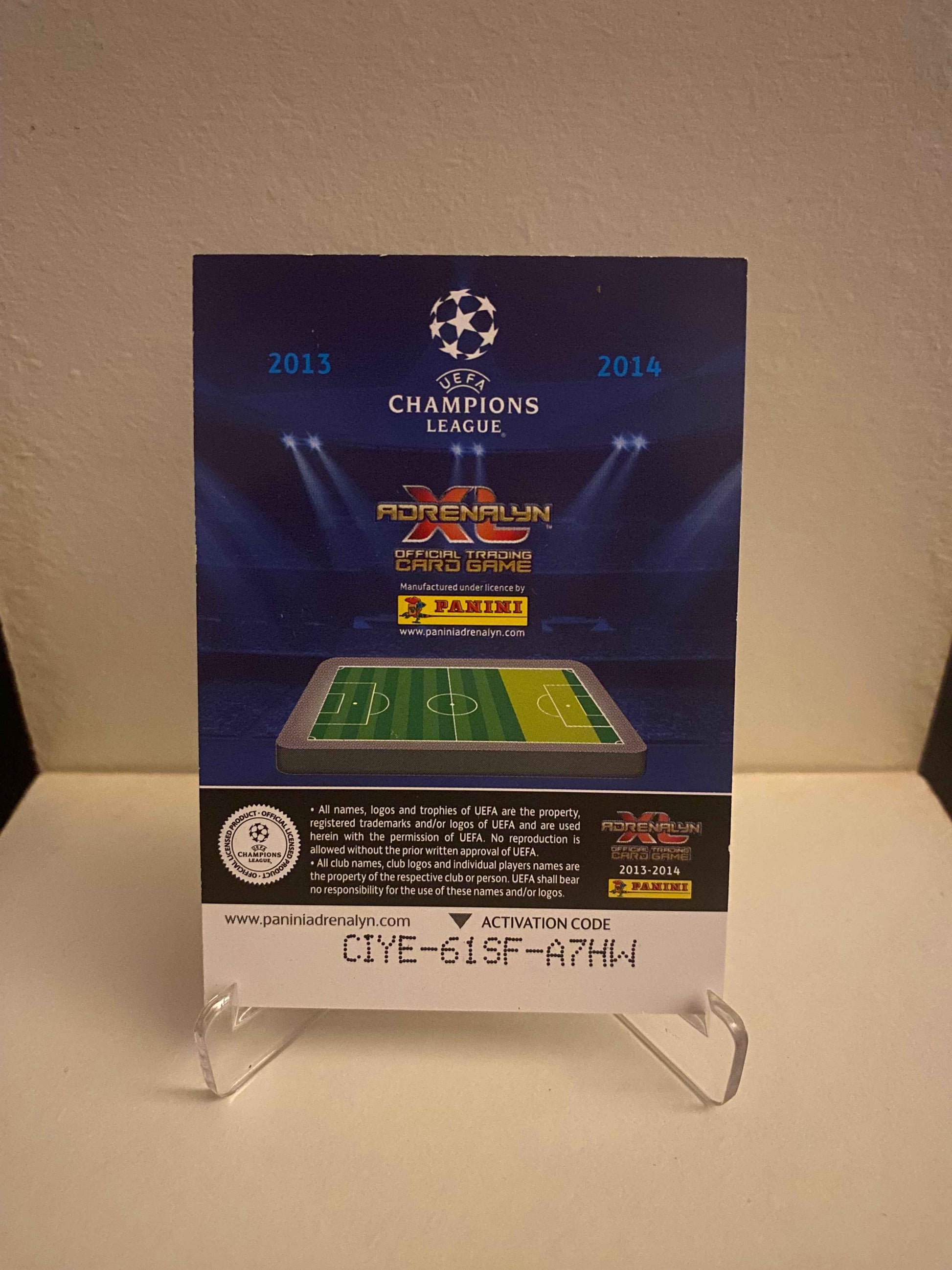 Fodbold kort Panini Adrenalyn XL UEFA Champions League 2013/2014 - AC Milan Stephan El Shaarawy - Pokedexet