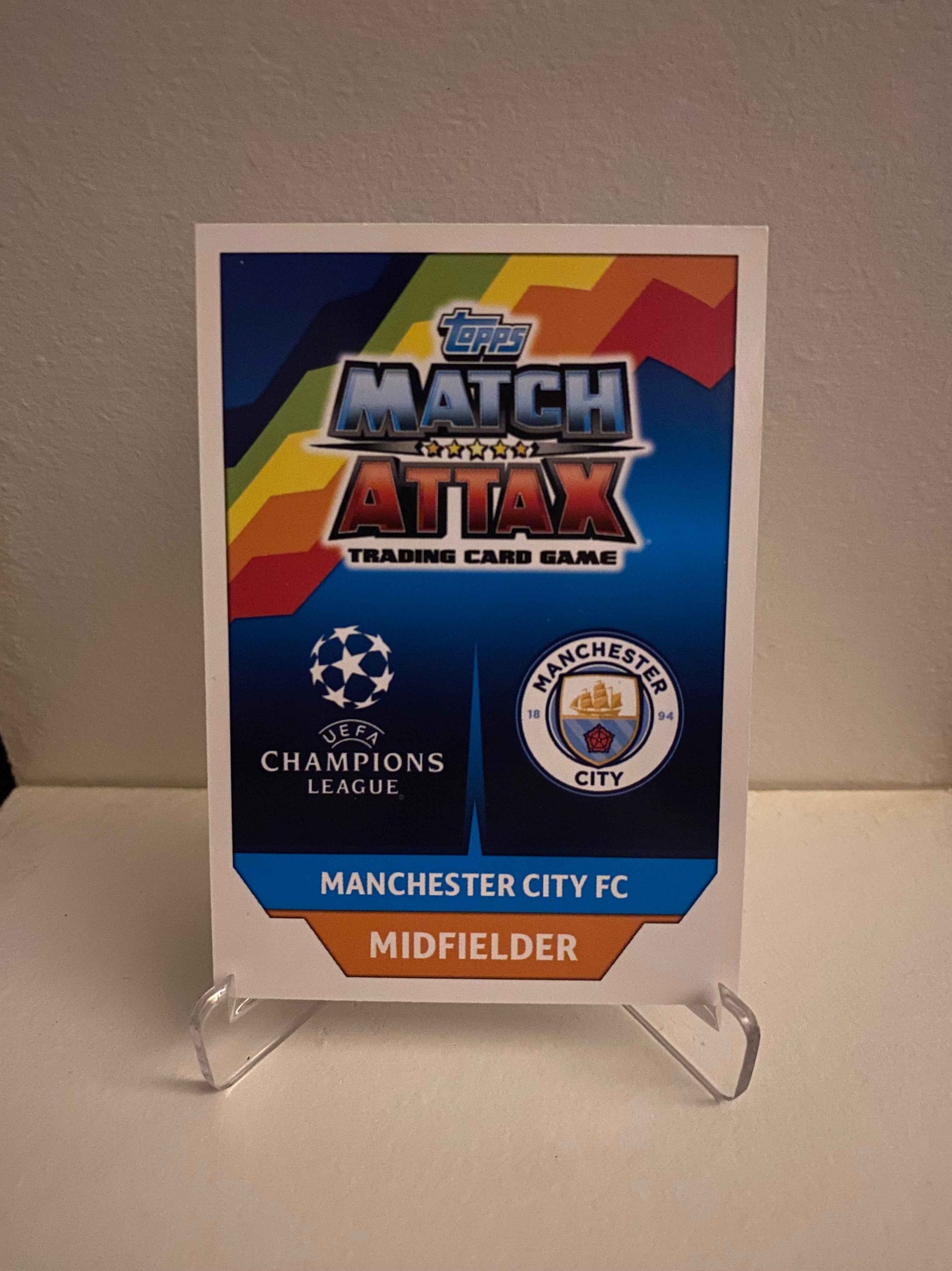 Fodbold kort Topps Match Attax Champions League 2016/2017 - Manchester City Leroy Sane - Pokedexet