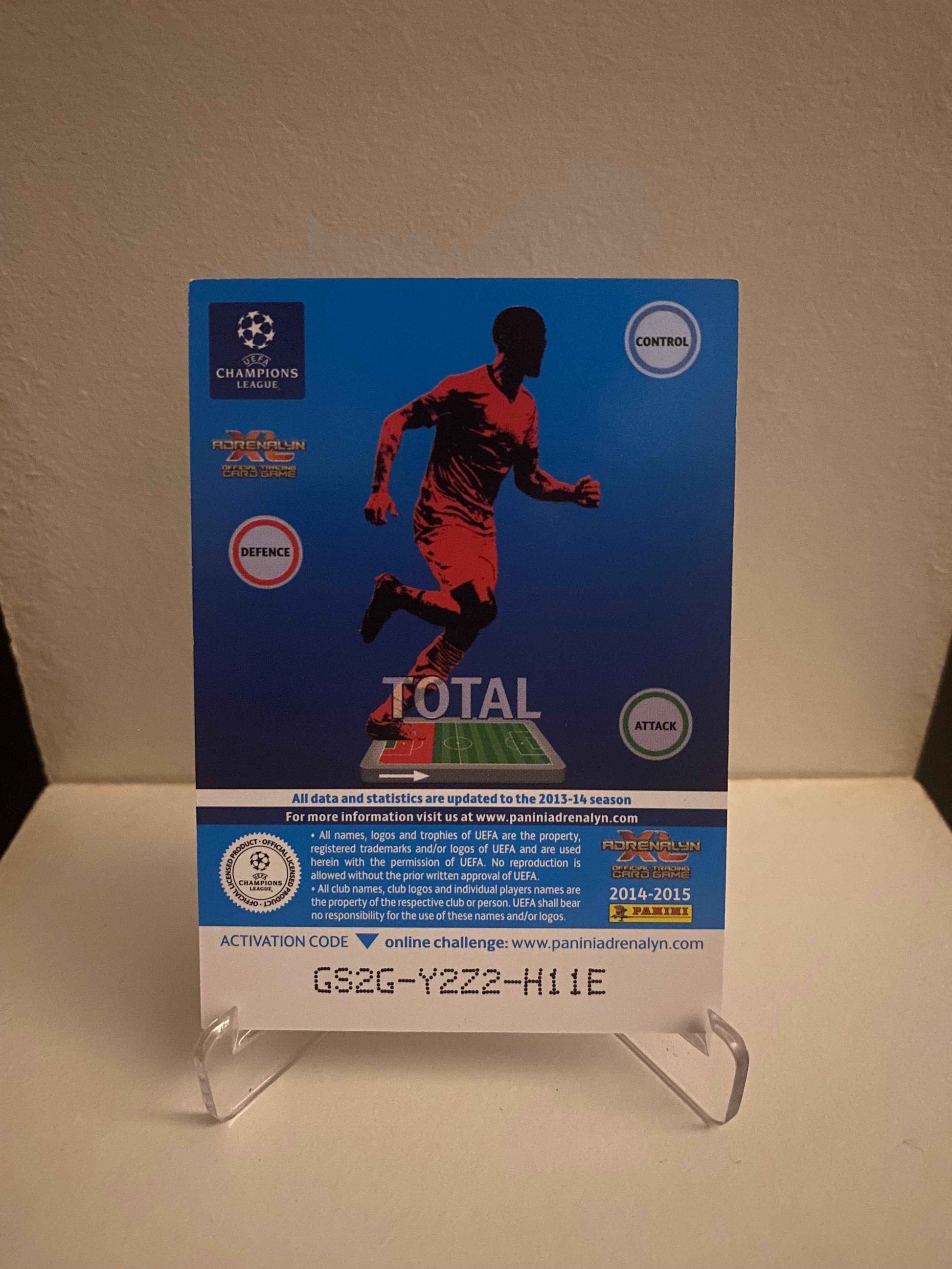 Fodbold kort Panini Adrenalyn XL UEFA Champions League 2014/2015 - Monaco Ricardo Carvalho - Pokedexet