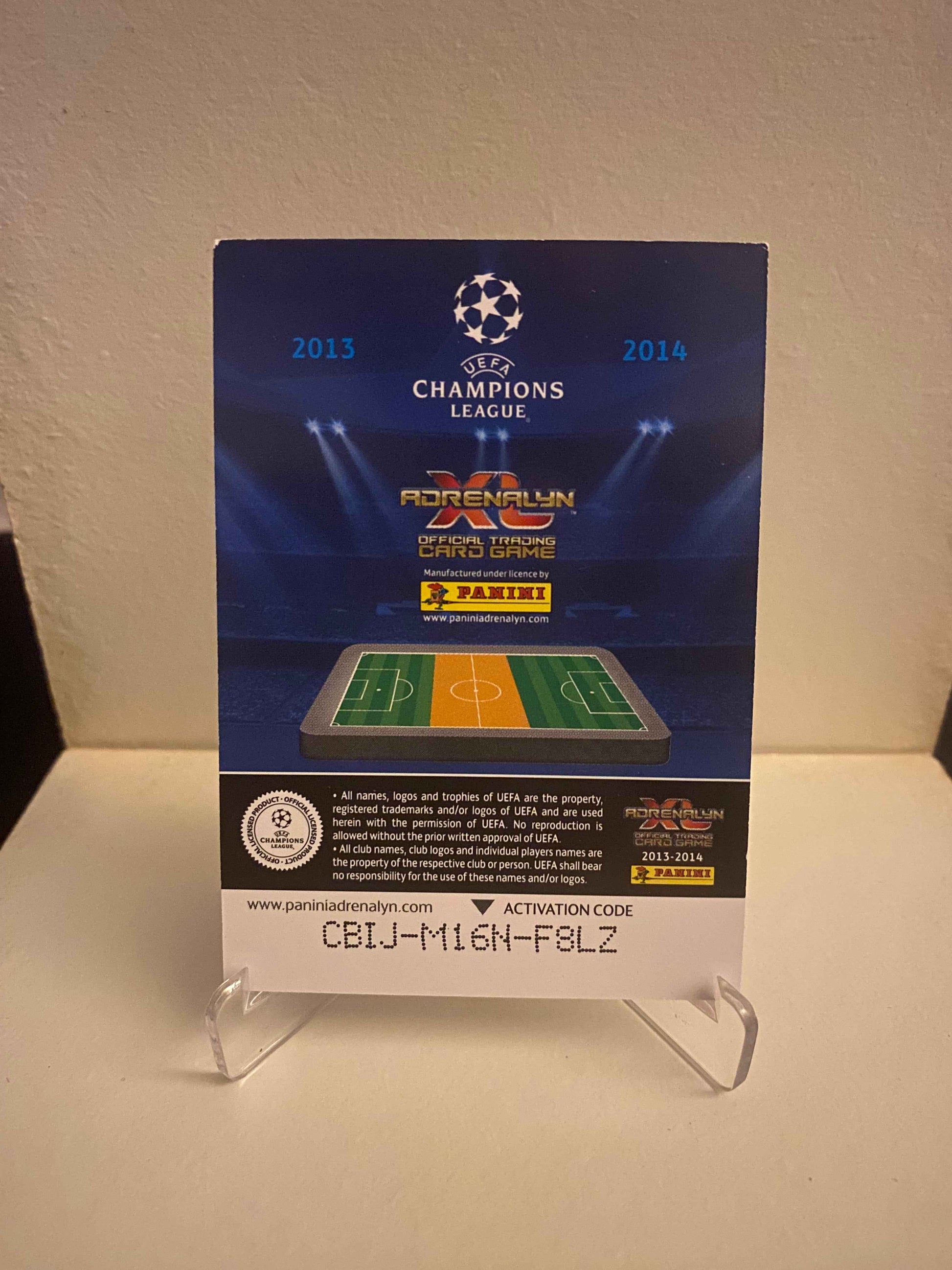 Fodbold kort Panini Adrenalyn XL UEFA Champions League 2013/2014 - Manchester City Samir Nasri - Pokedexet