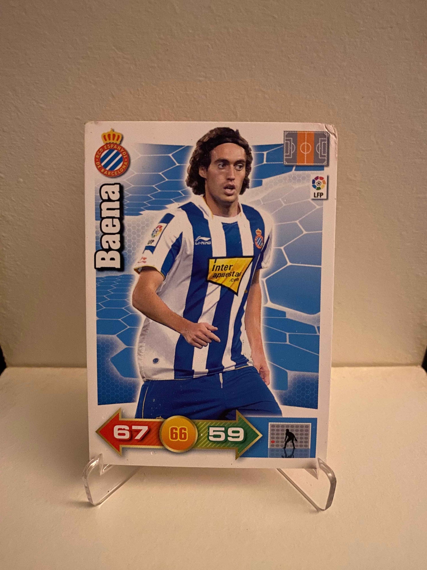 Fodbold kort Panini Adrenalyn XL 2010/2011 - Espanyol Baena - Pokedexet