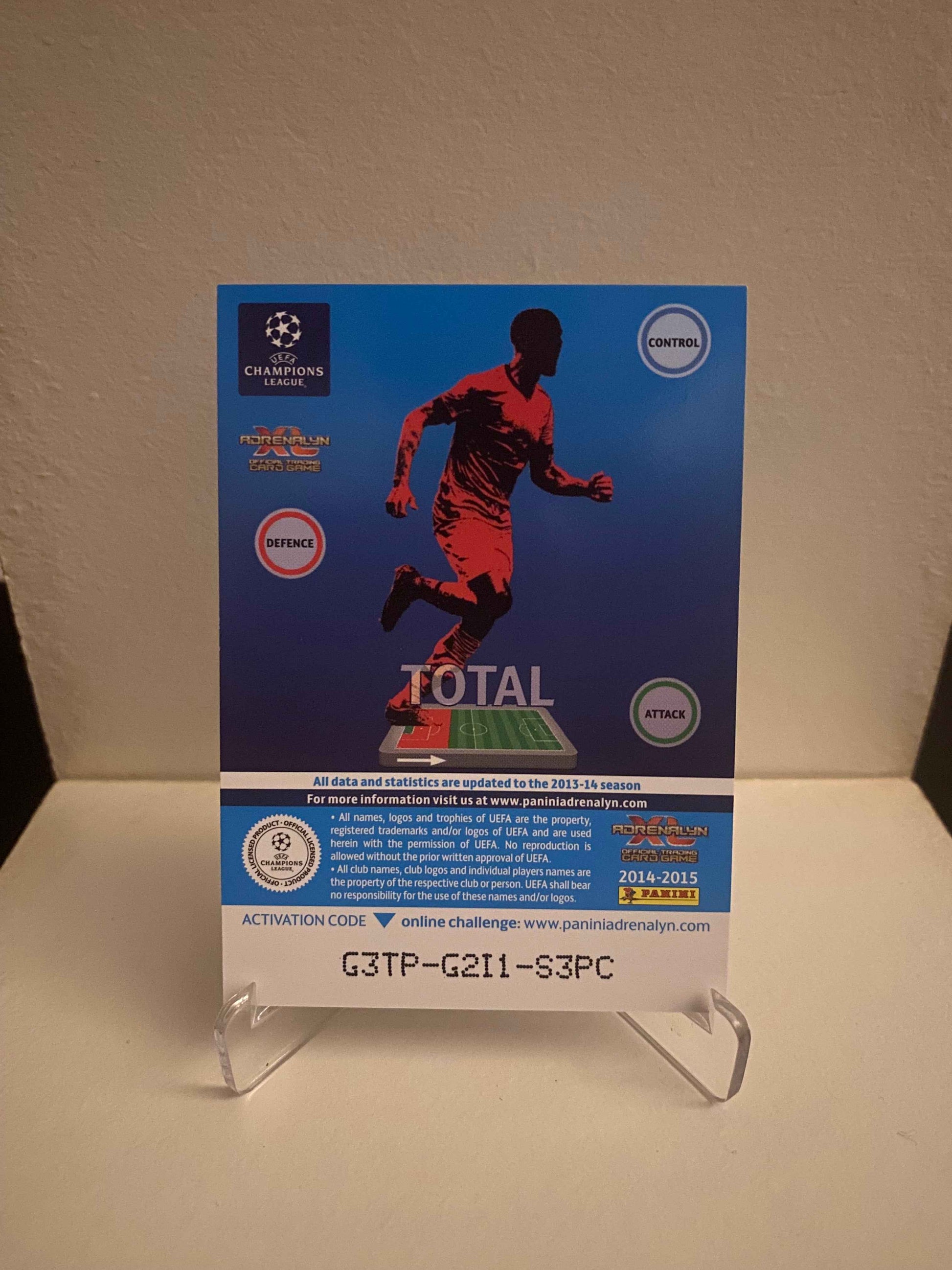 Fodbold kort Panini Adrenalyn XL UEFA Champions League 2014/2015 - Atletico Madrid Diego Godin - Pokedexet
