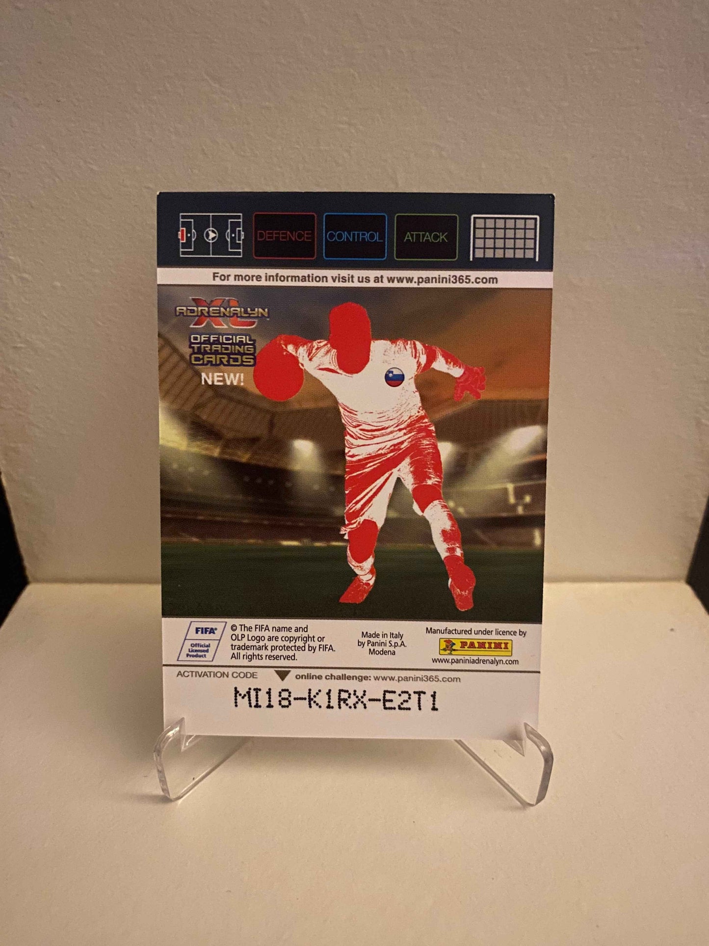 Fodbold kort Panini Adrenalyn XL FIFA 365 Nordic Edition 2015 - Atletico Madrid Jan Oblak - Pokedexet