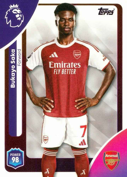 Fodbold kort Topps Premier League 2025/2026 - Arsenal Bukayo Saka