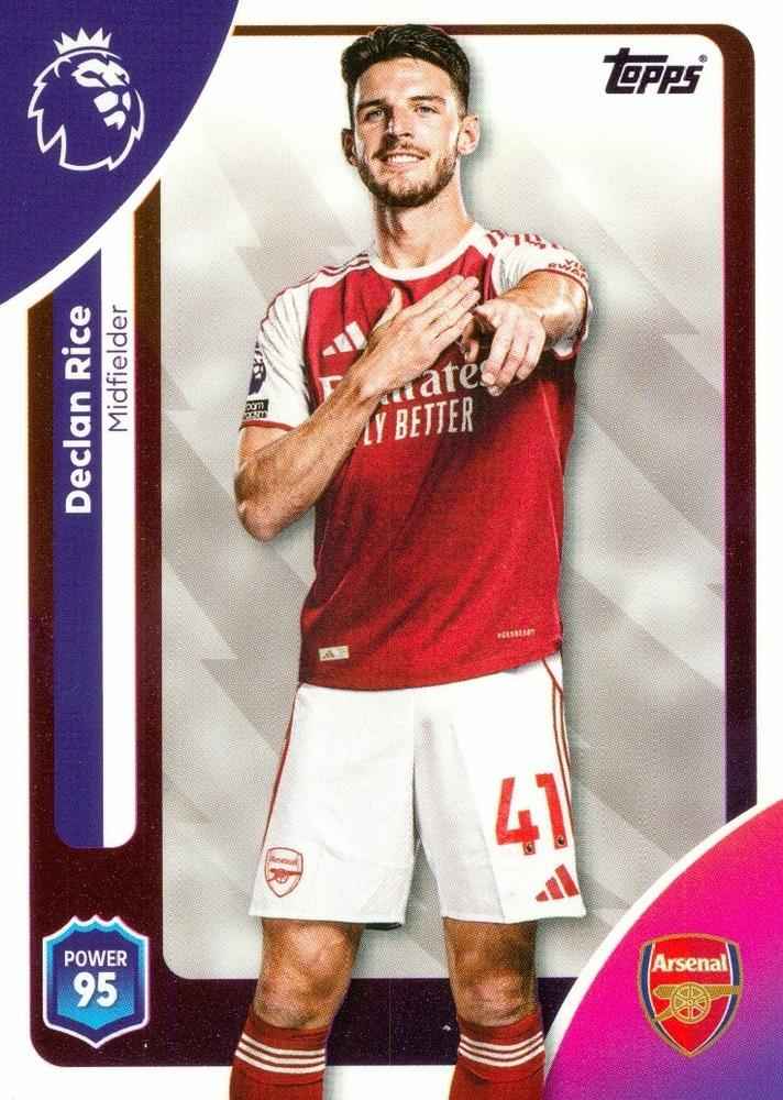 Fodbold kort Topps Premier League 2025/2026 - Arsenal Declan Rice