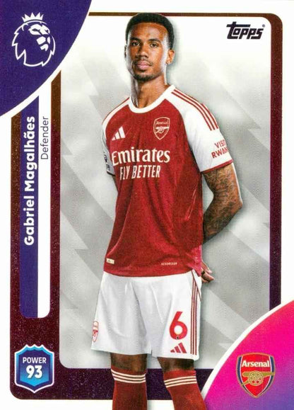 Fodbold kort Topps Premier League 2025/2026 - Arsenal Gabriel Magalhaes - Pokedexet