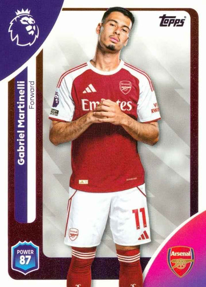 Fodbold kort Topps Premier League 2025/2026 - Arsenal Gabriel Martinelli