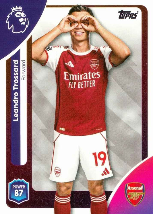 Fodbold kort Topps Premier League 2025/2026 - Arsenal Leandro Trossard