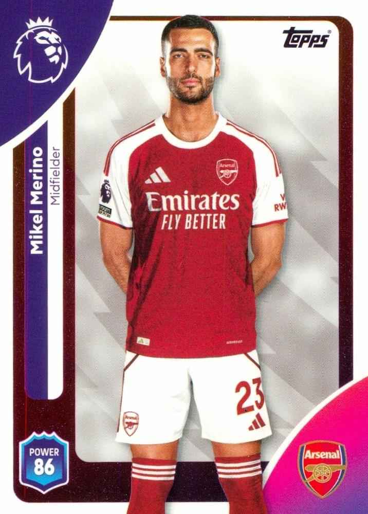 Fodbold kort Topps Premier League 2025/2026 - Arsenal Mikel Merino