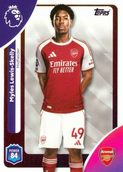 Fodbold kort Topps Premier League 2025/2026 - Arsenal Myles Lewis-Skelly
