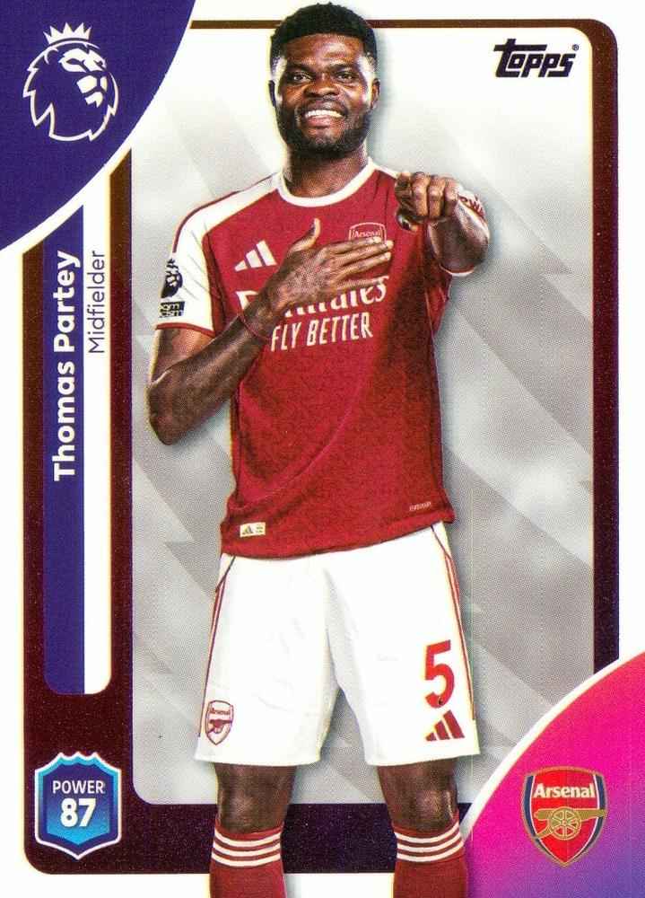 Fodbold kort Topps Premier League 2025/2026 - Arsenal Thomas Partey
